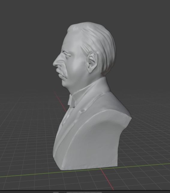 Benedetto Croce 3D print model_7