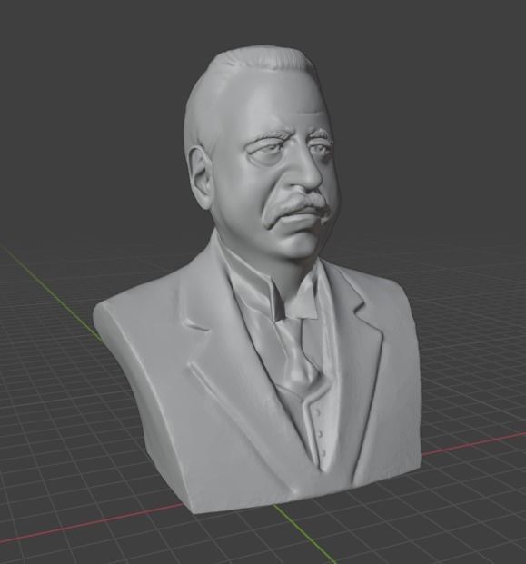 Benedetto Croce 3D print model_6