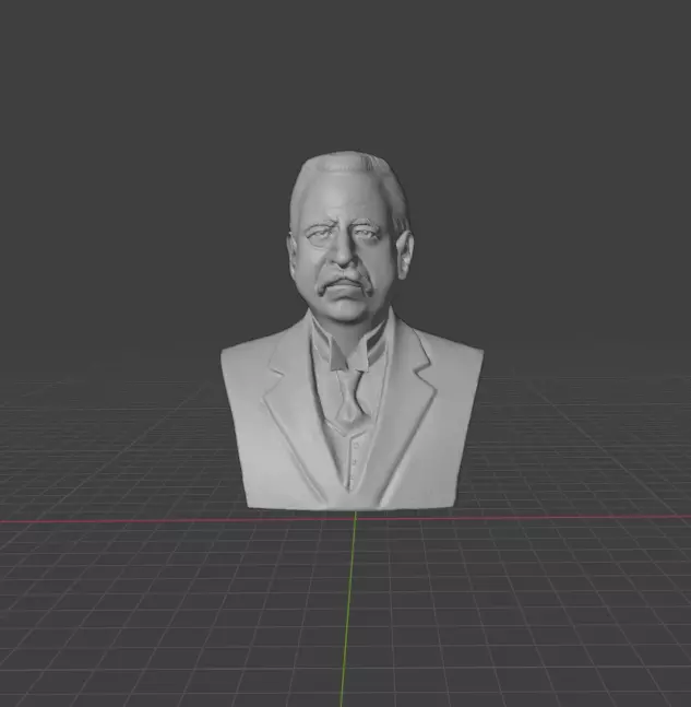 Benedetto Croce 3D print model_0