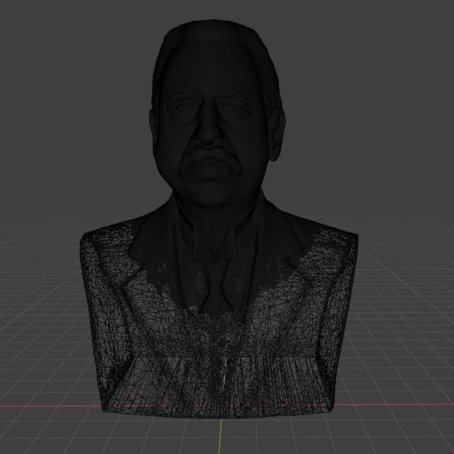 Benedetto Croce 3D print model_13