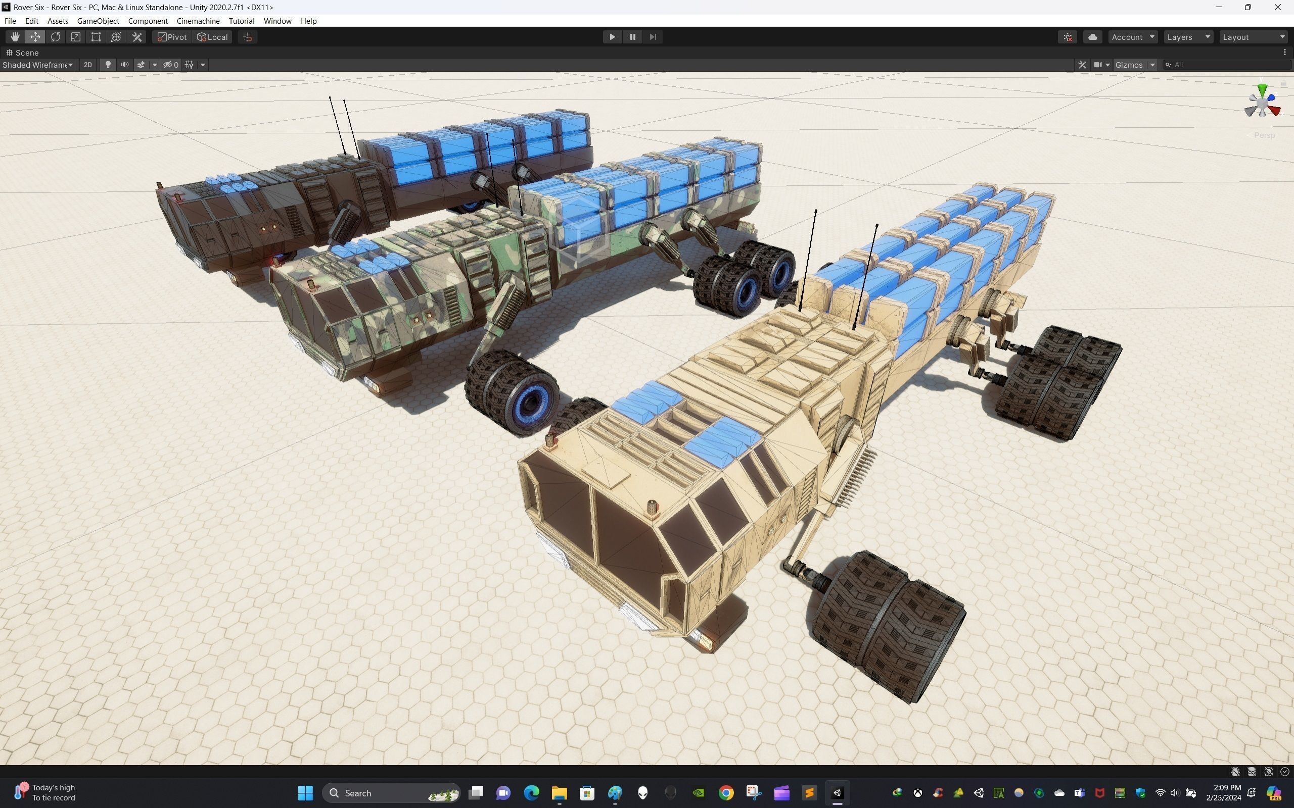 Rover Six Low-poly 3D model_19