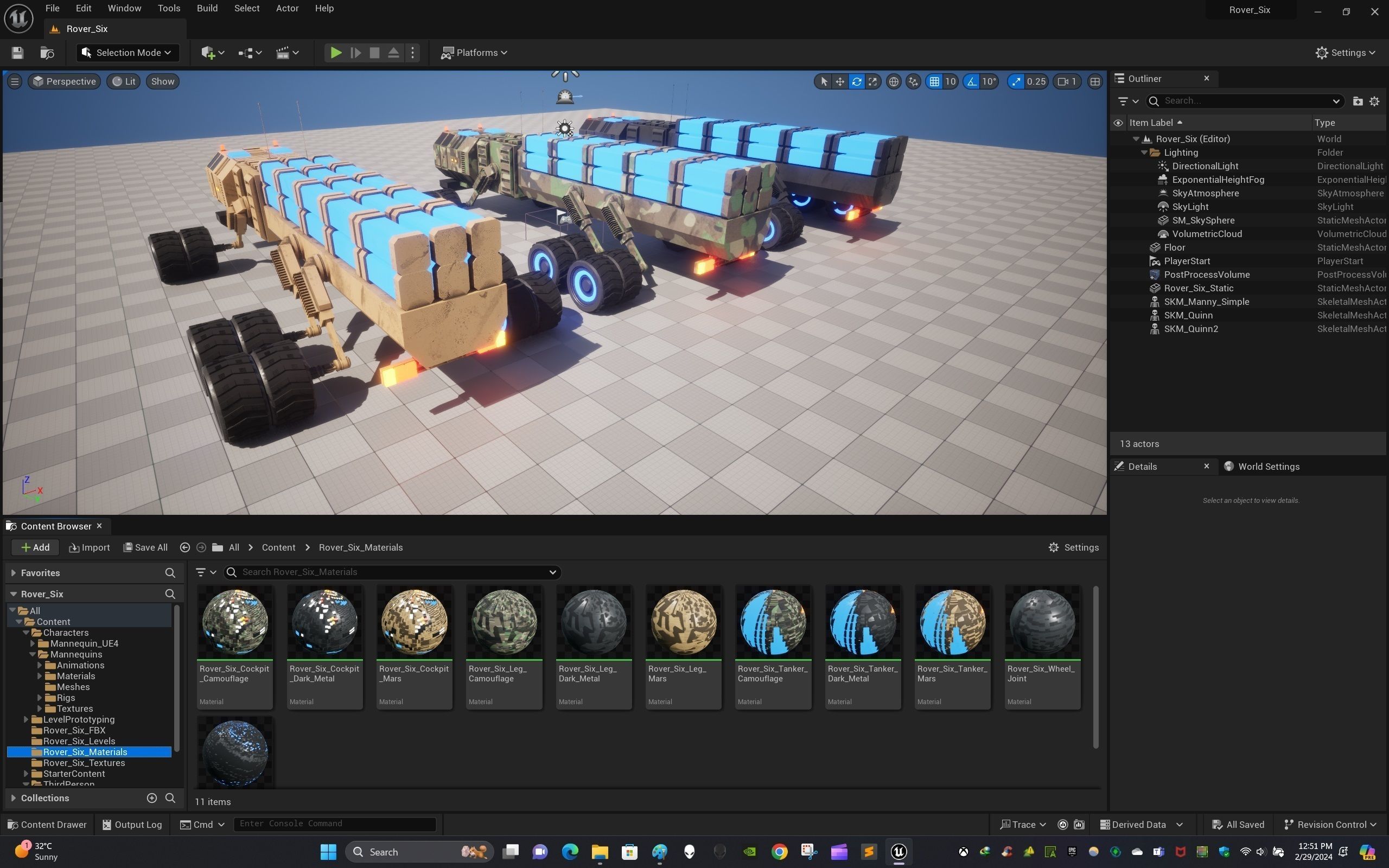 Rover Six Low-poly 3D model_24