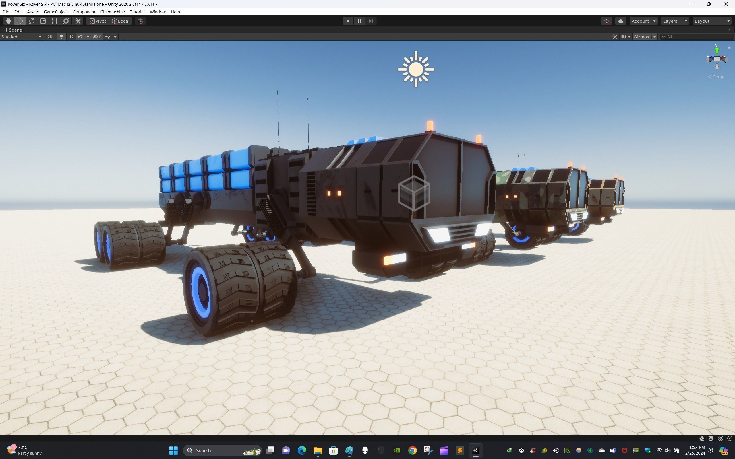 Rover Six Low-poly 3D model_15