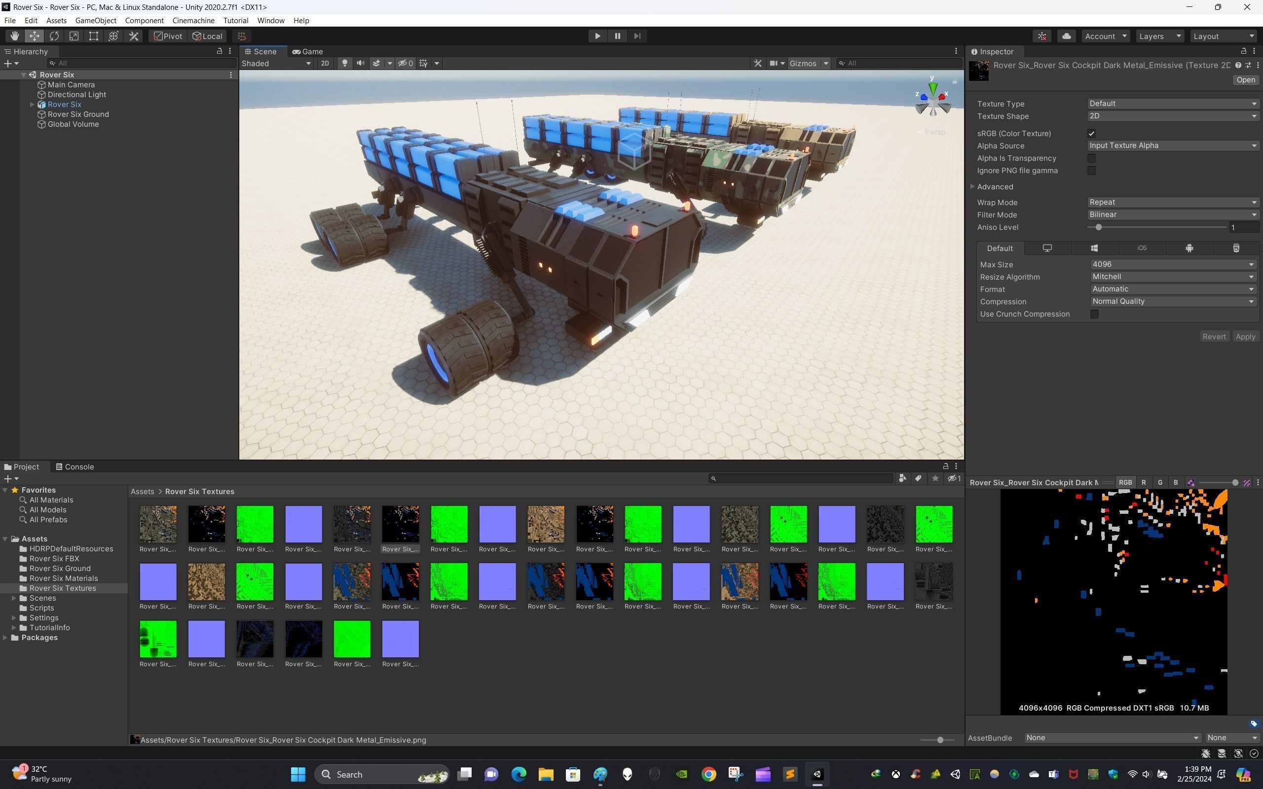 Rover Six Low-poly 3D model_12