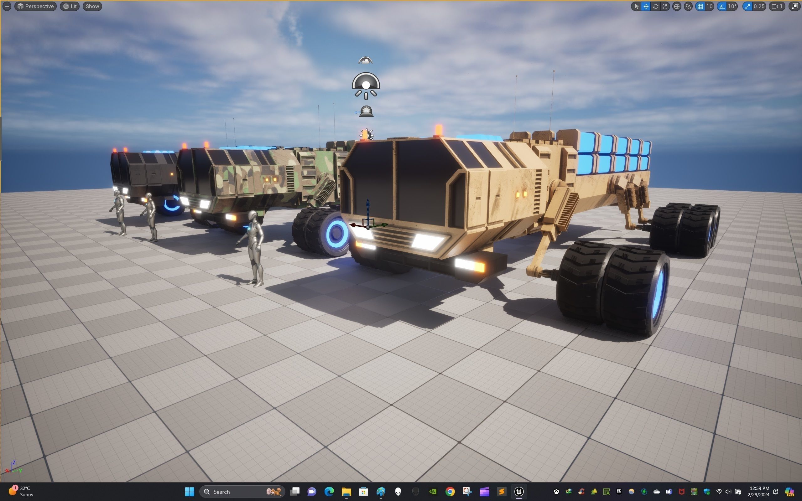 Rover Six Low-poly 3D model_28