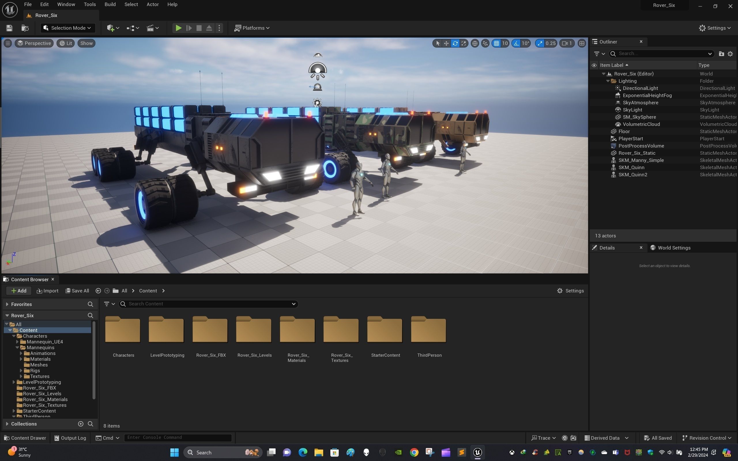 Rover Six Low-poly 3D model_21