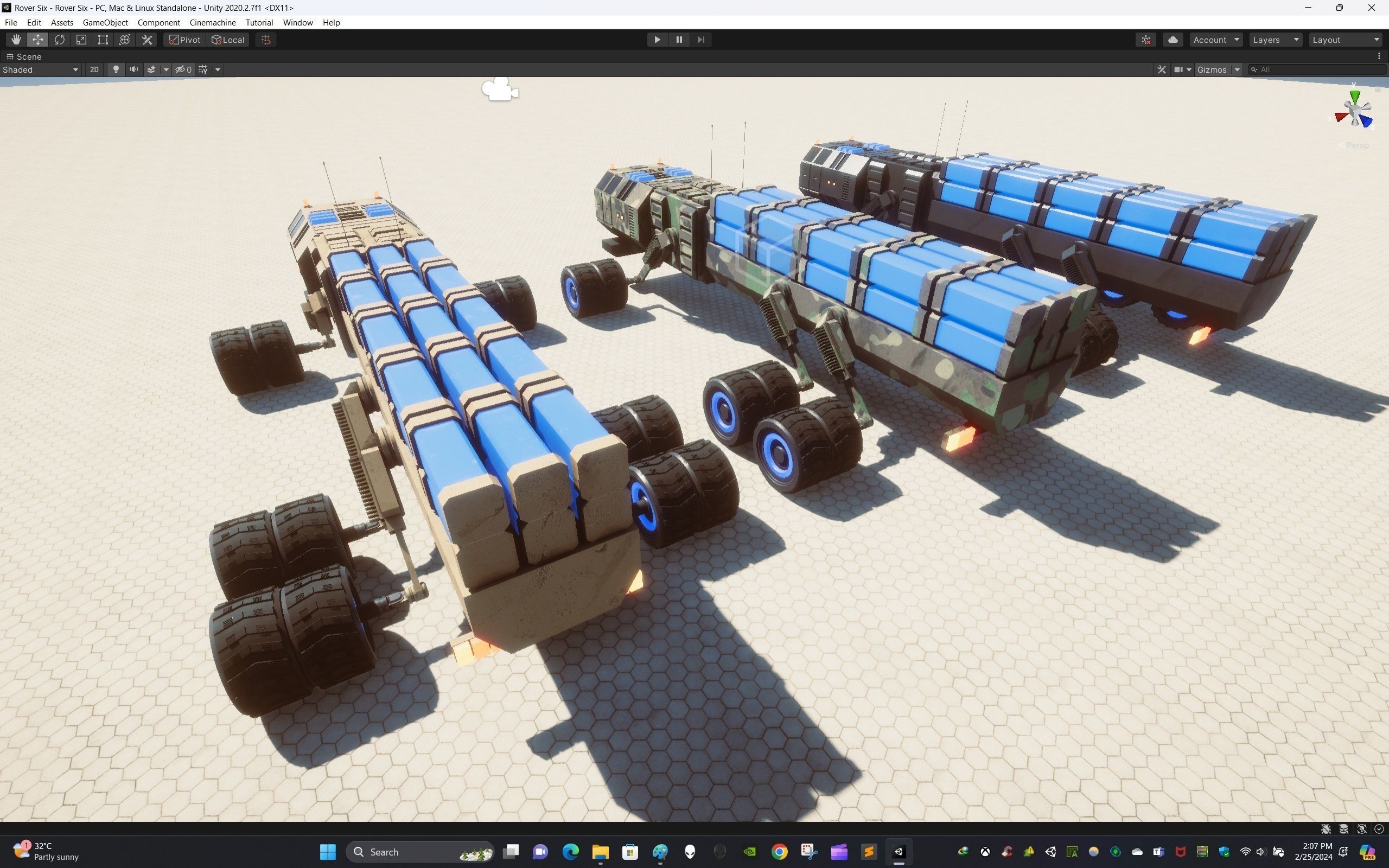 Rover Six Low-poly 3D model_18