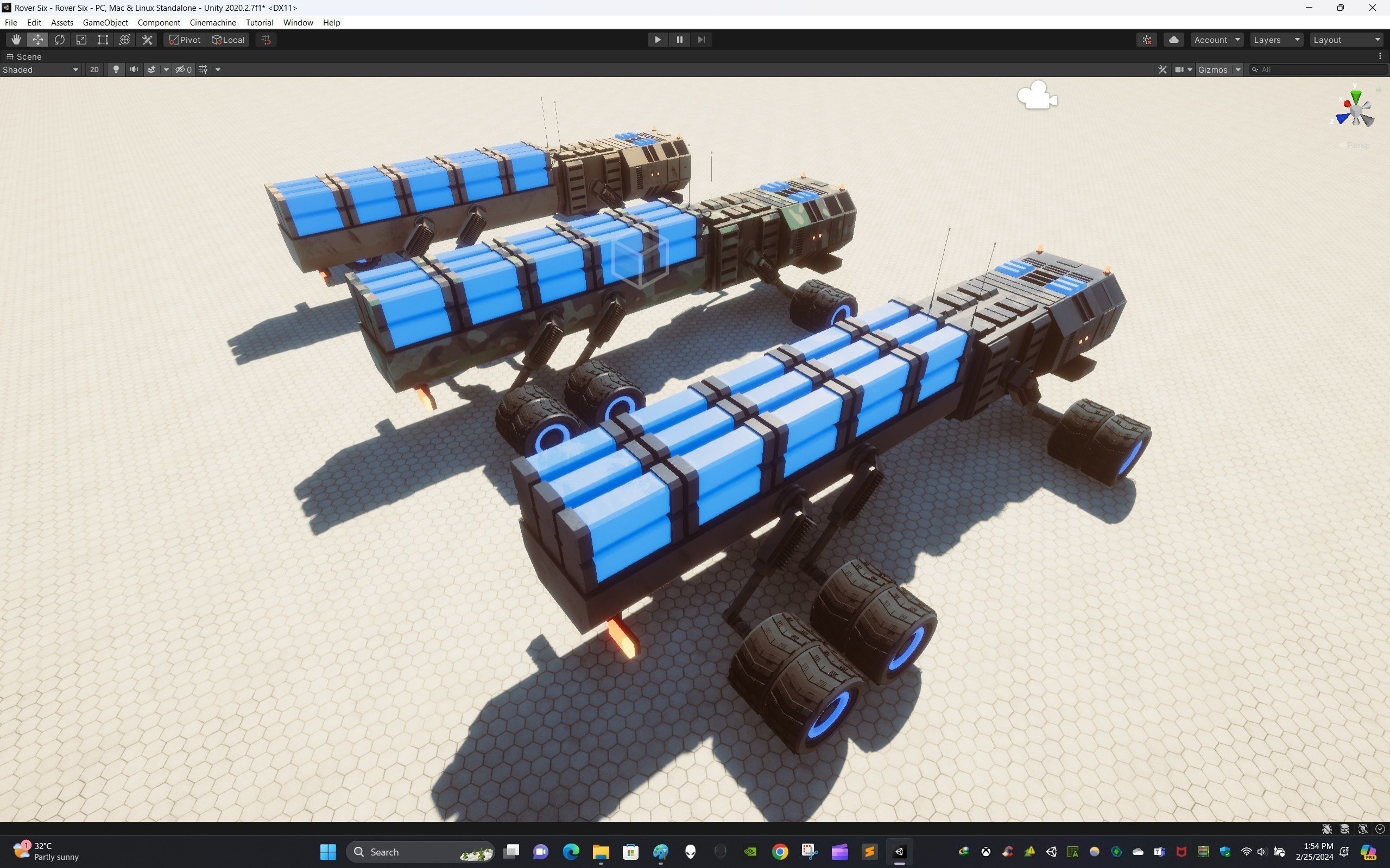 Rover Six Low-poly 3D model_16