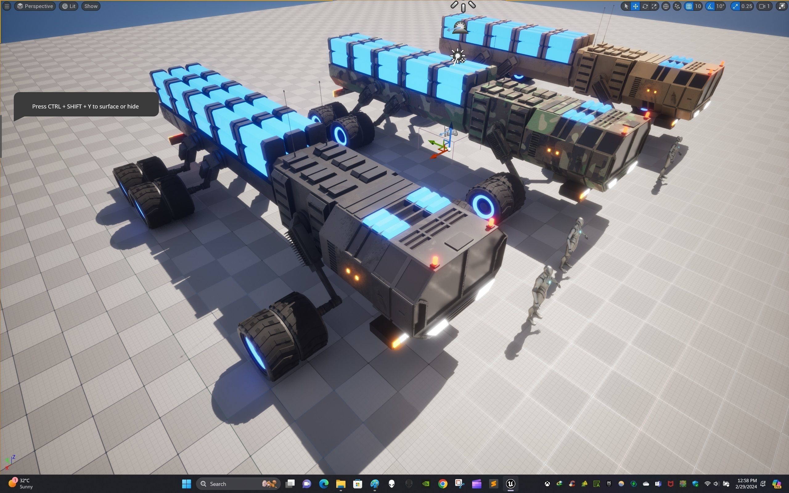 Rover Six Low-poly 3D model_27