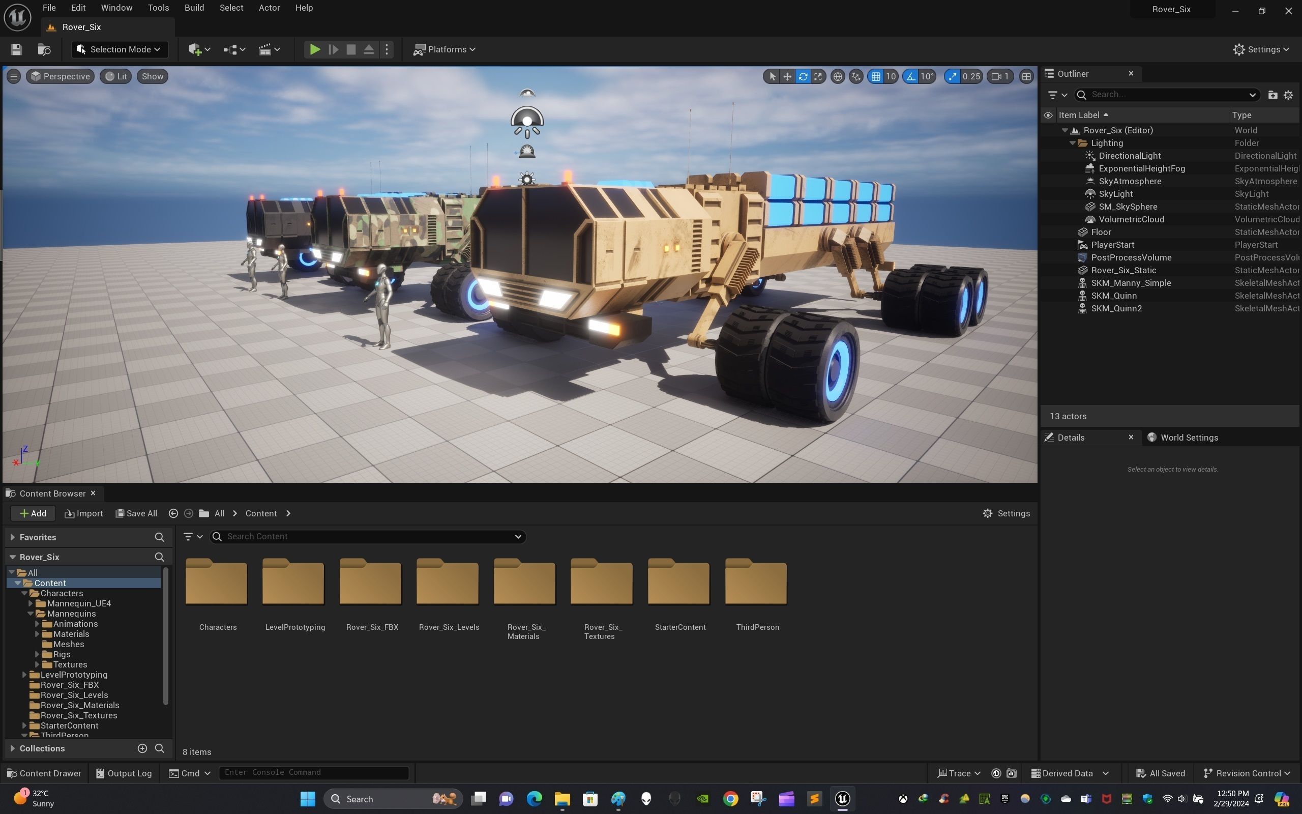 Rover Six Low-poly 3D model_22