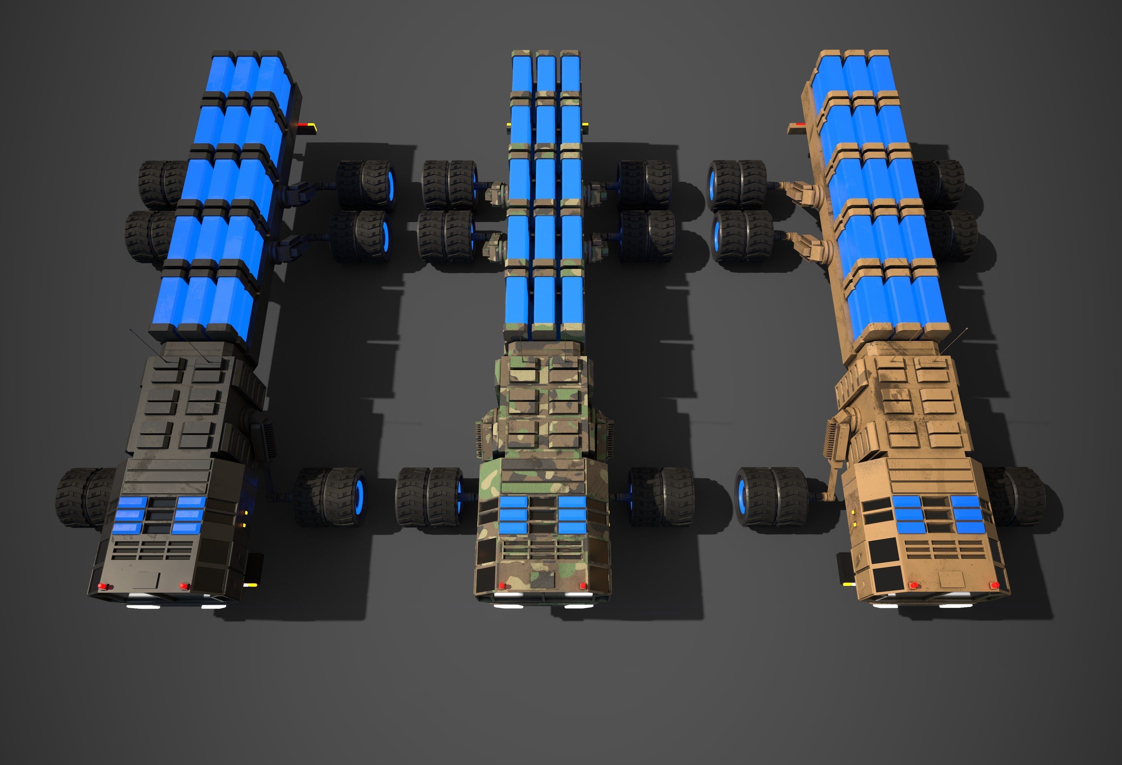 Rover Six Low-poly 3D model_10