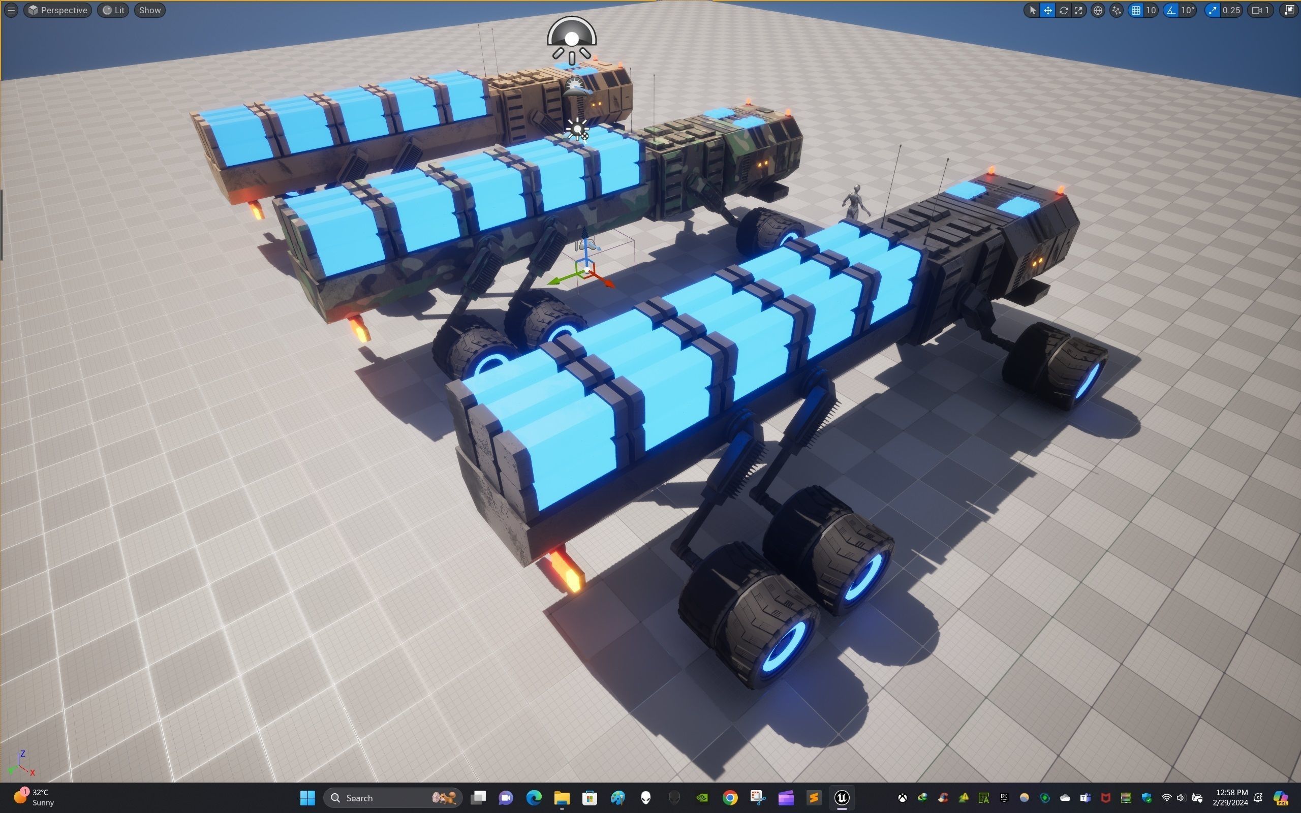 Rover Six Low-poly 3D model_26