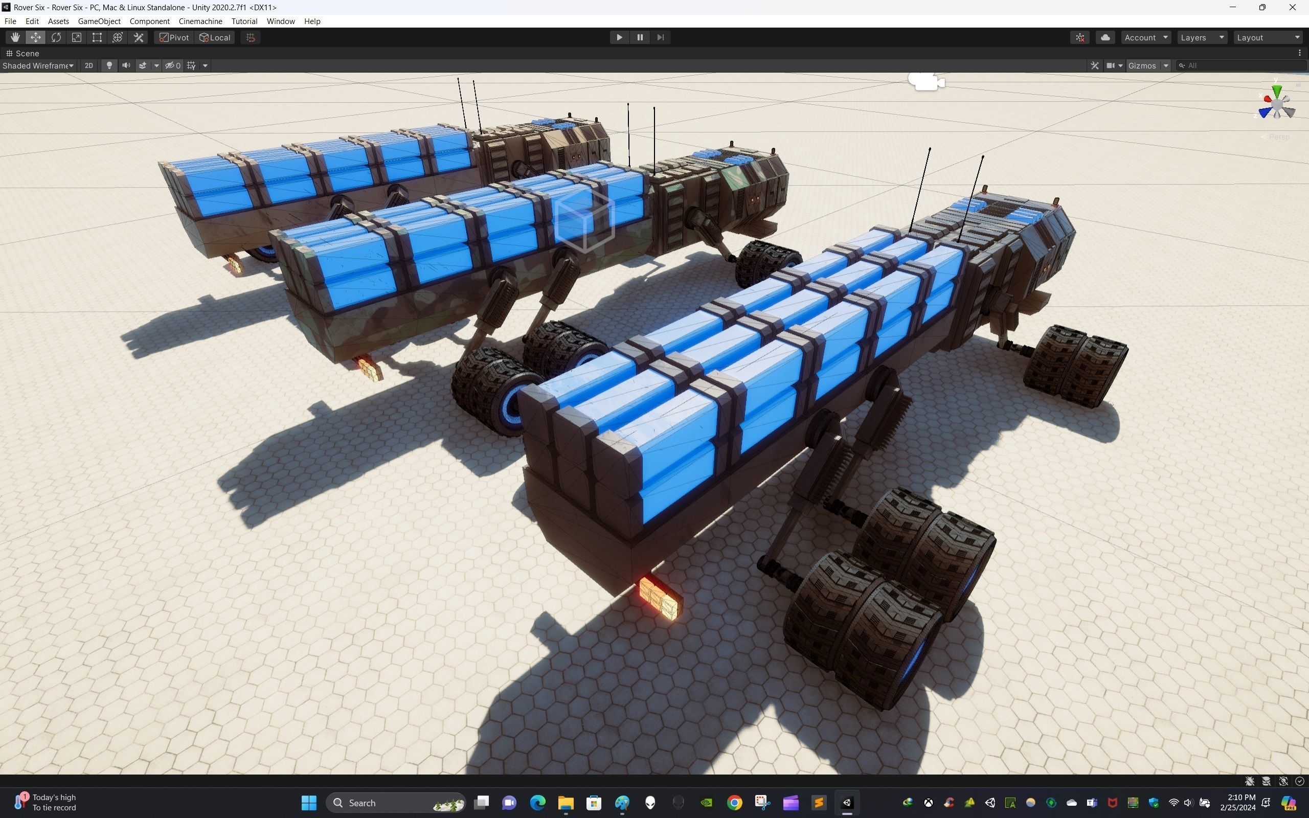 Rover Six Low-poly 3D model_20