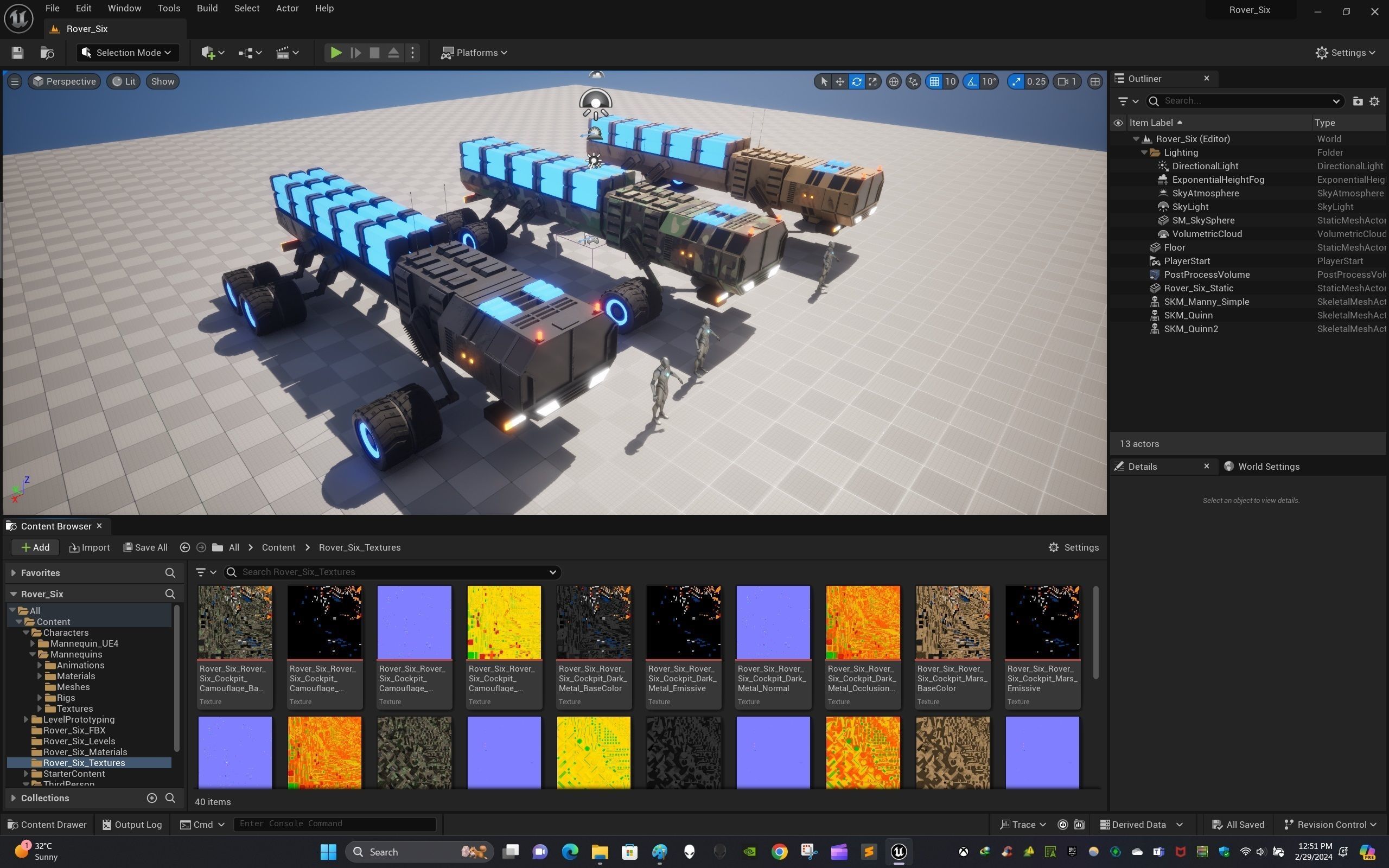 Rover Six Low-poly 3D model_23