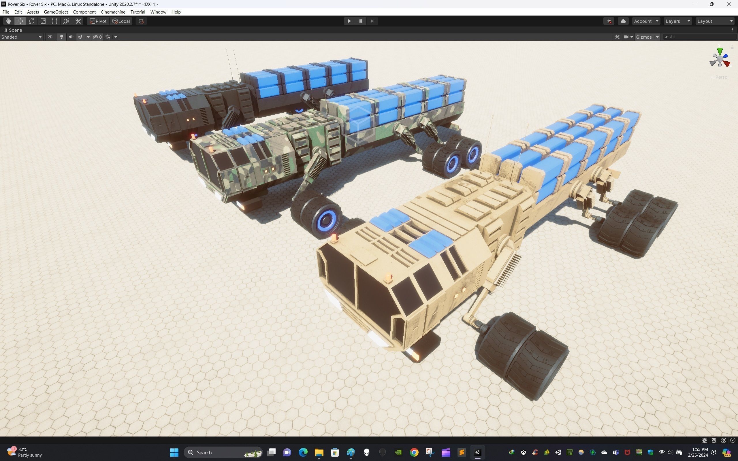 Rover Six Low-poly 3D model_17