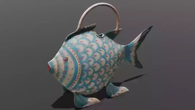 Professional 3D Fish Cup Model