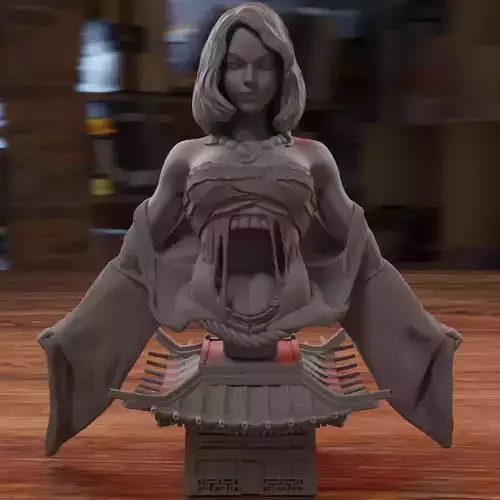 FUTA KUCHI ONNA - THE JAPANESE MONSTER WOMAN - 3D Printing Model