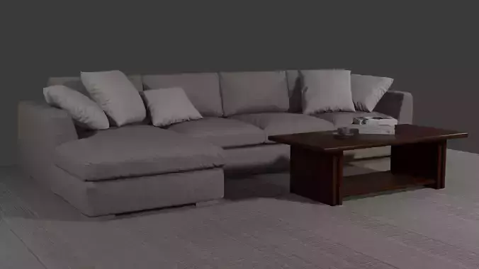 LOW POLY SOFA MODEL 