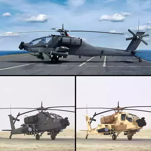 AH64A Apache Helicopter Collection 