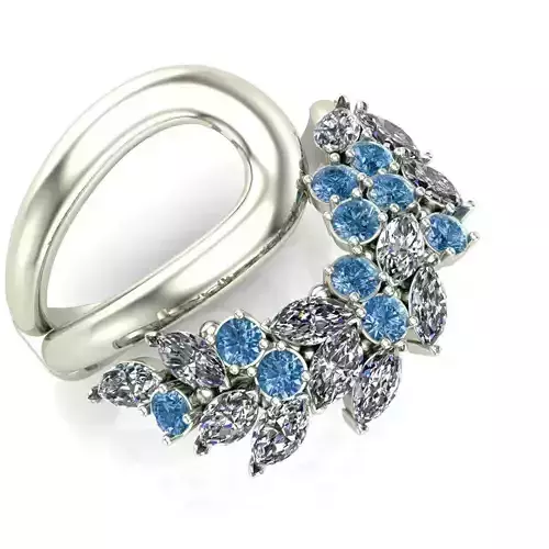 fashion ring 3D print model