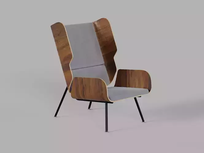 Gus Modern - Elk Chair 3D model
