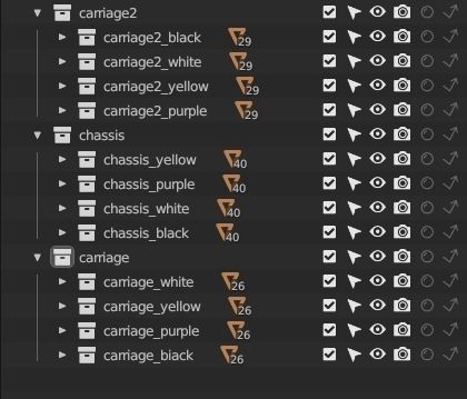 PBR-2 Towing the food truck Low-poly 3D model_33