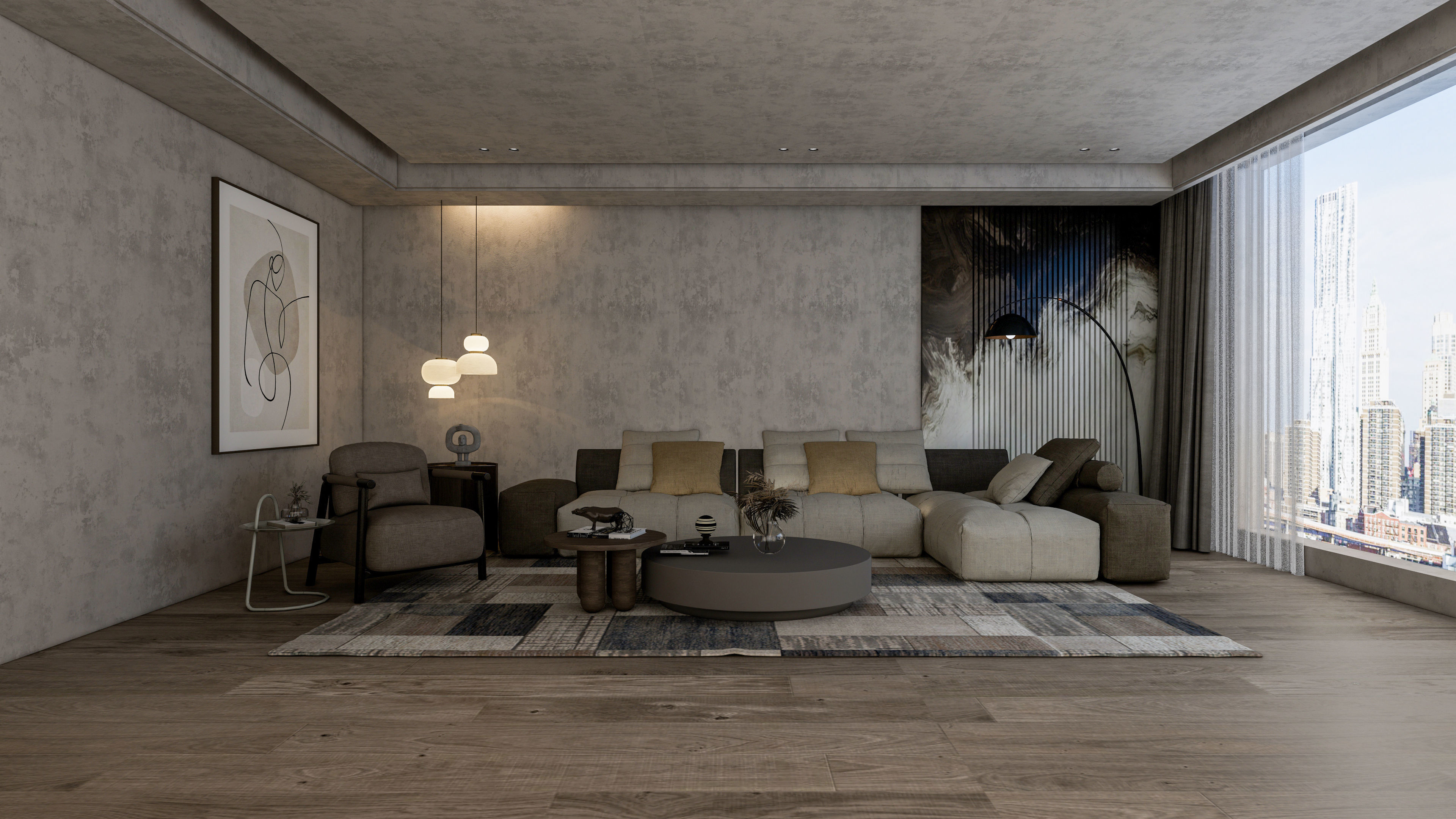 Living  25 3D model_20