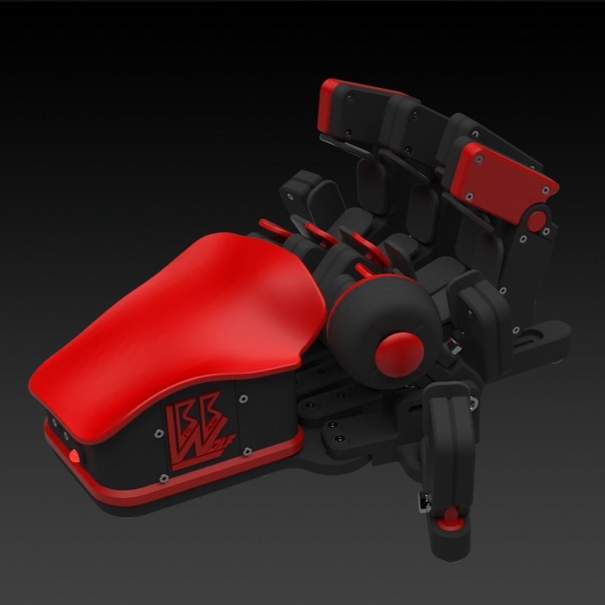 KEYPAD - BIG BAD WOLF CLAW 3D print model_4