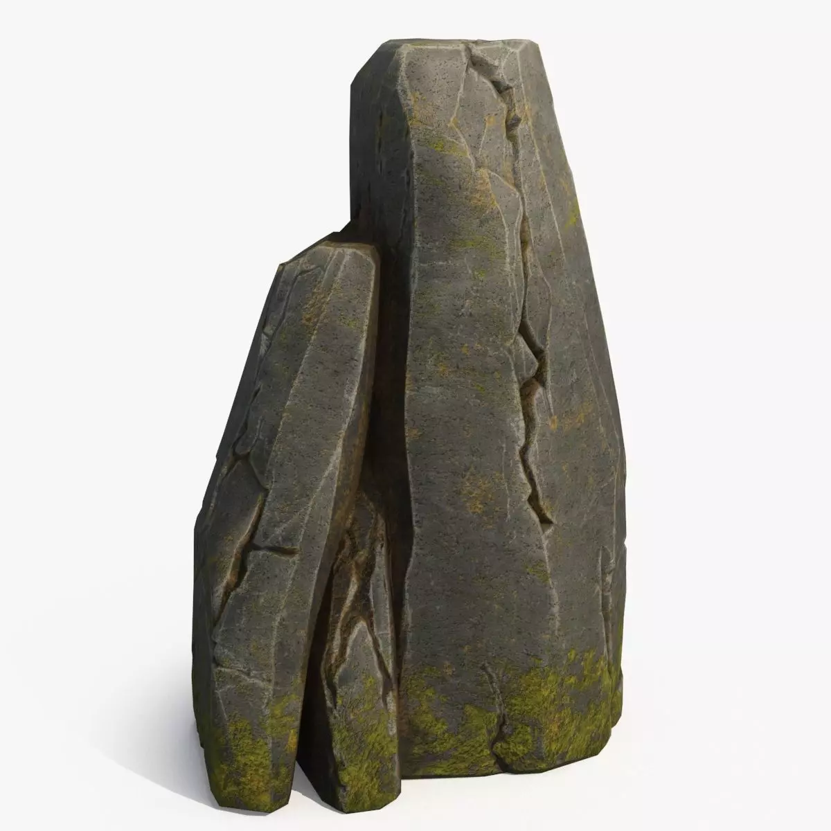 Stone v3 Low-poly 3D model_0