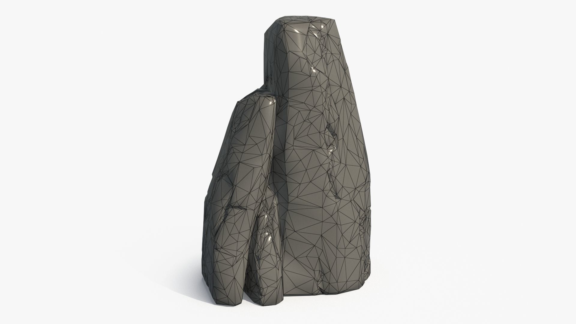 Stone v3 Low-poly 3D model_12