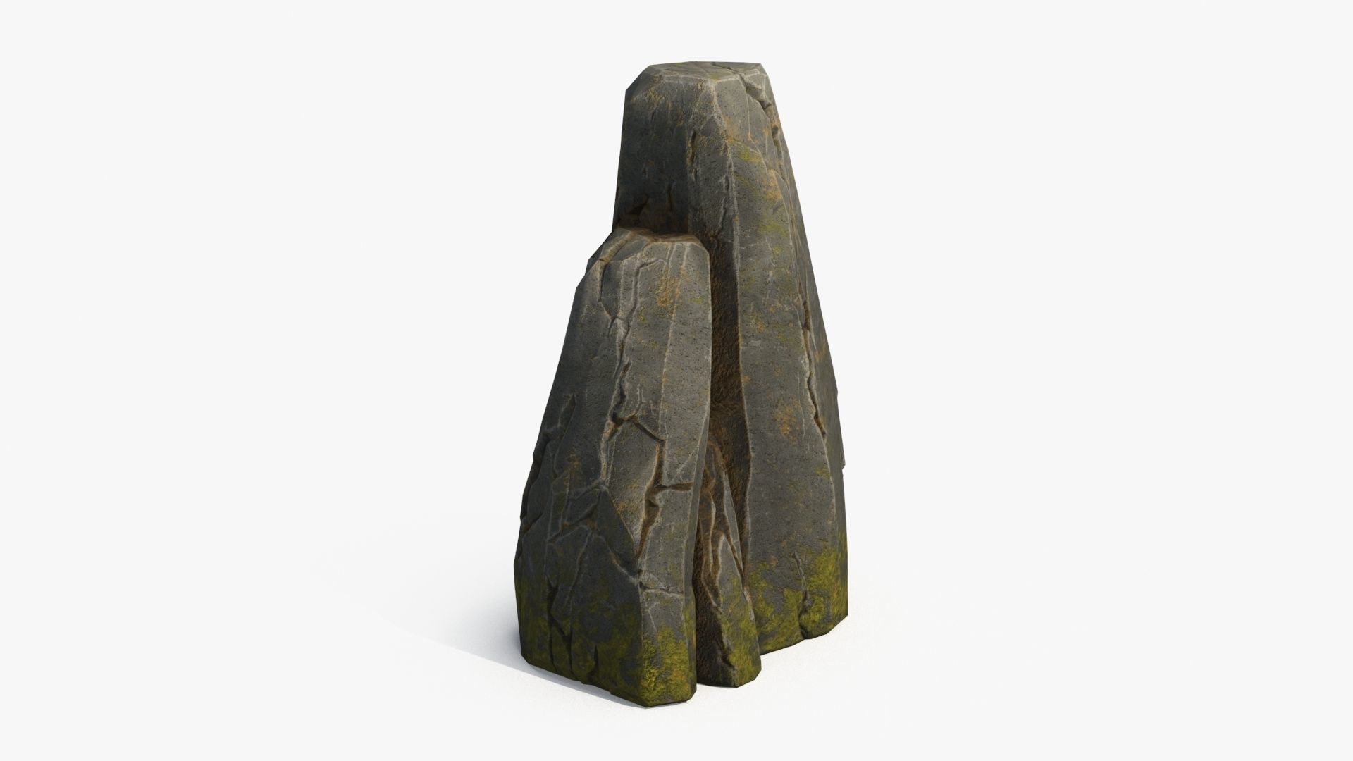 Stone v3 Low-poly 3D model_4