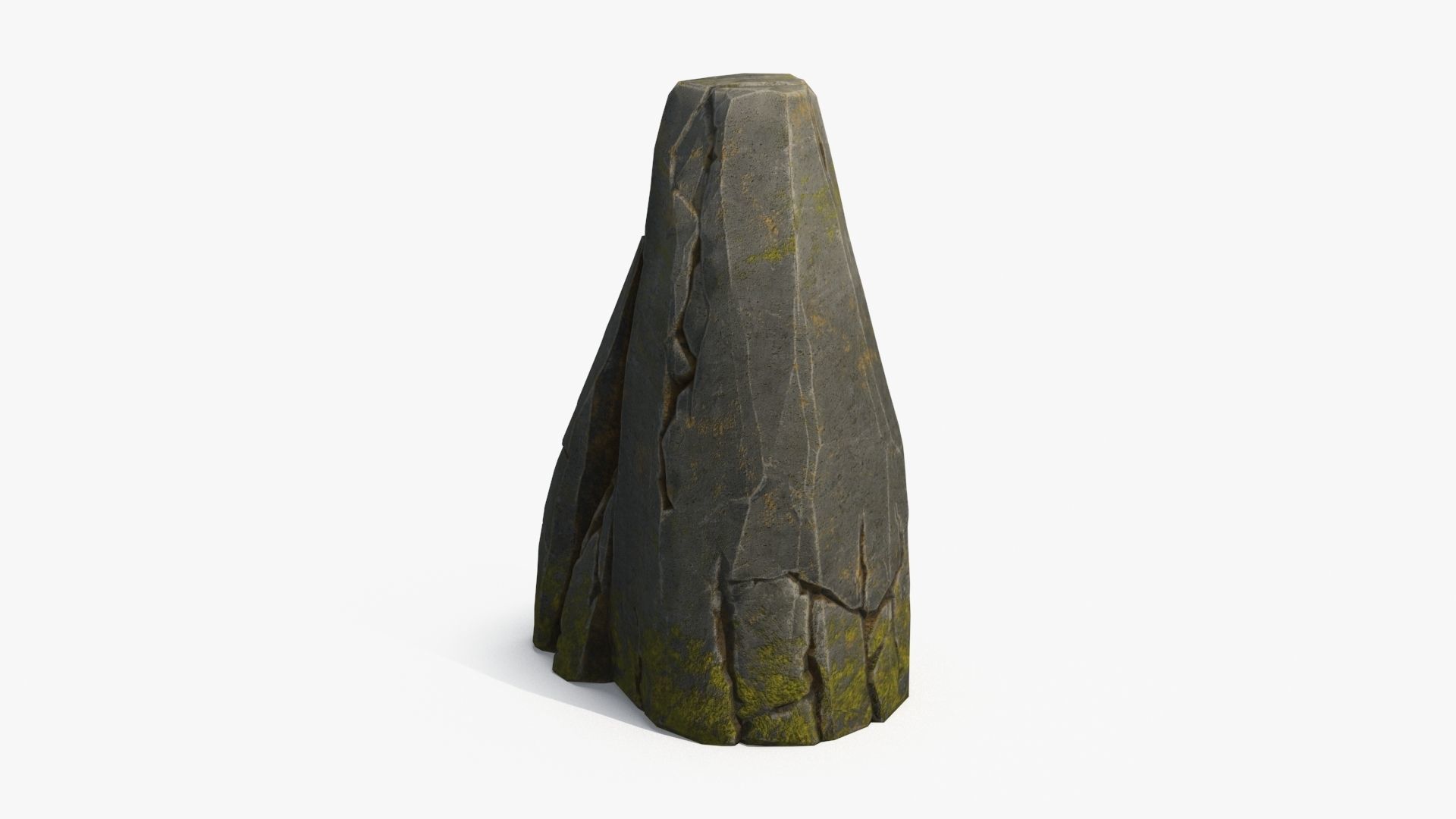 Stone v3 Low-poly 3D model_10