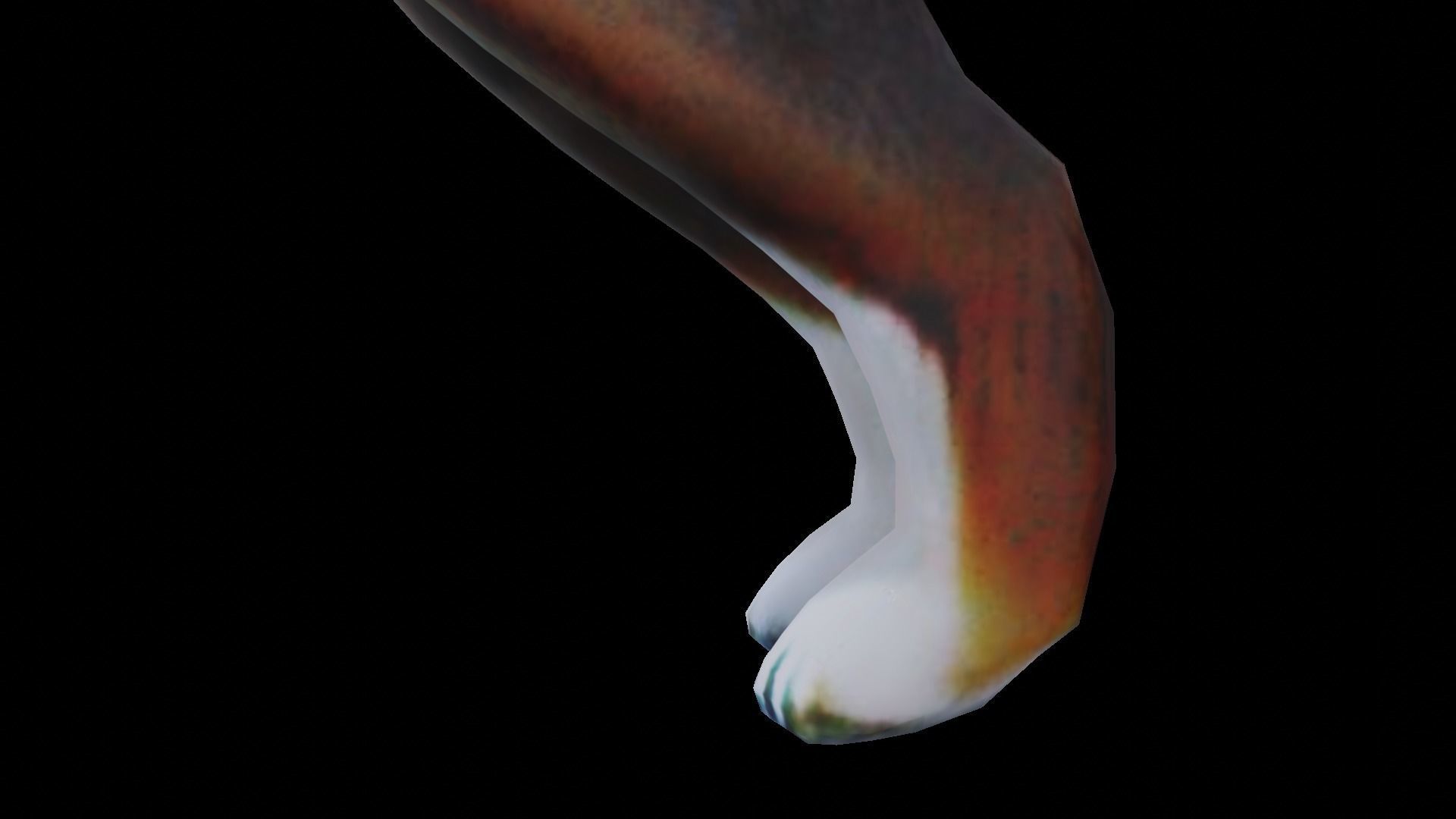 Low-poly dog Low-poly 3D model_9