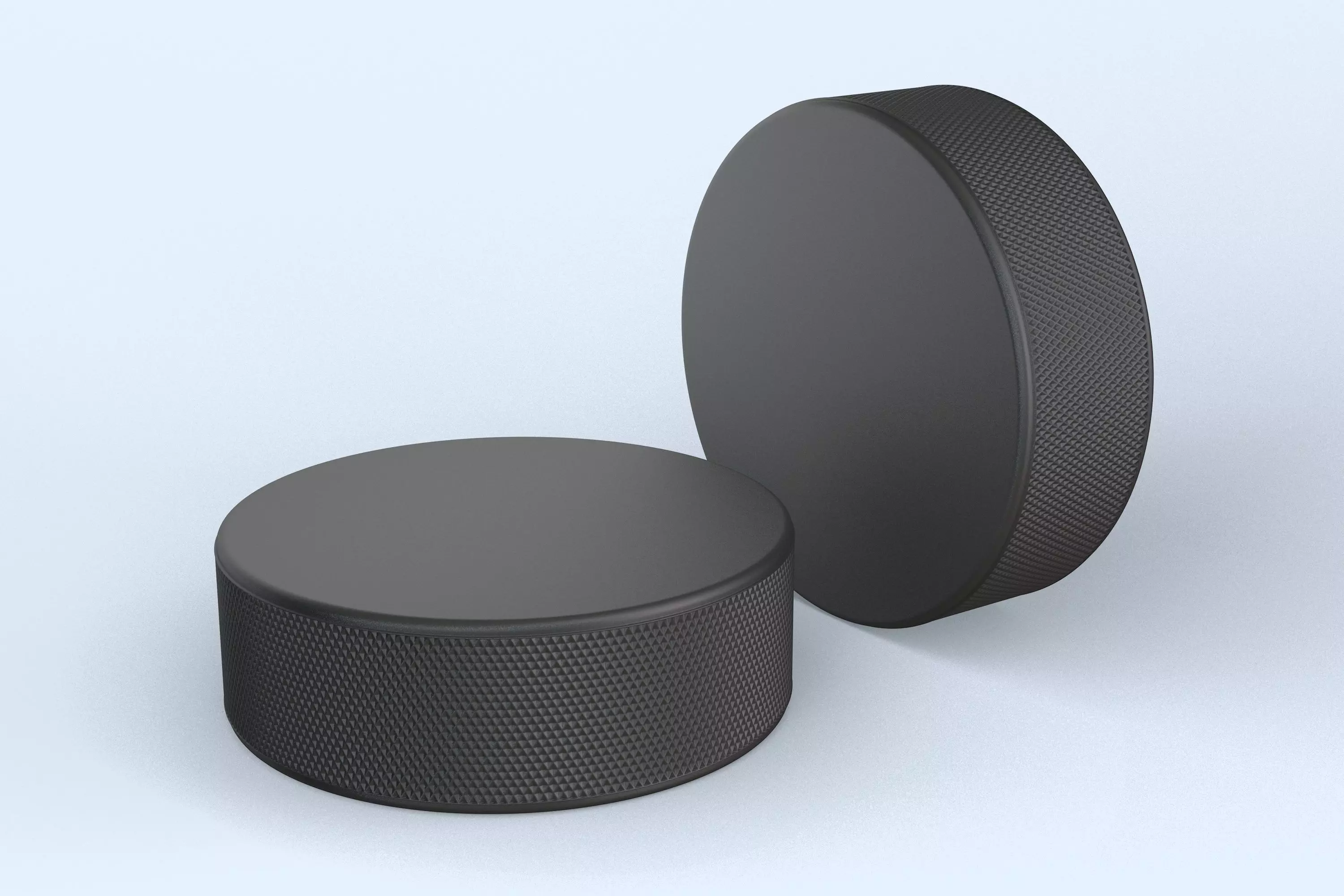 Hockey Puck 3D model_0