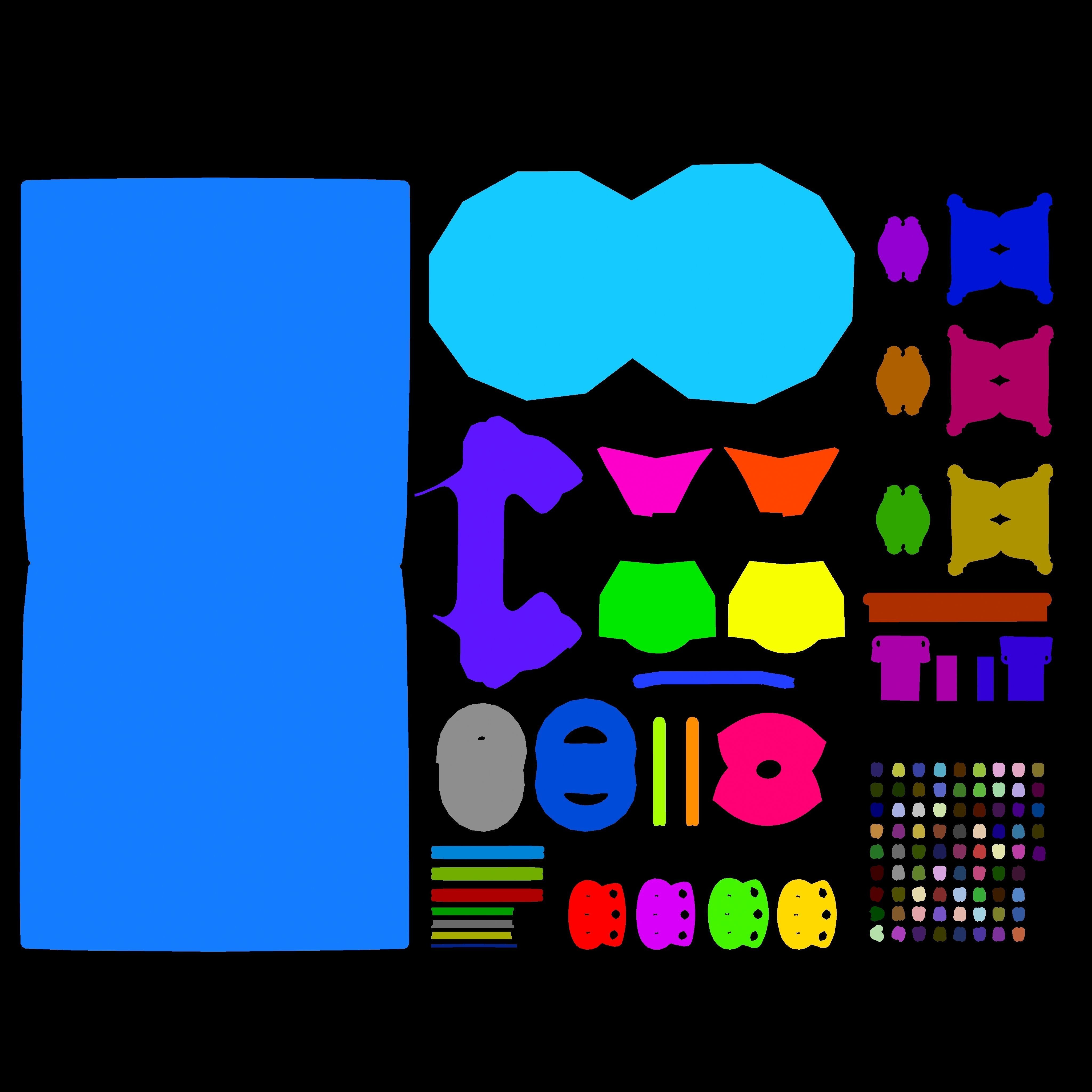 Bank Vault Low-poly 3D model_12