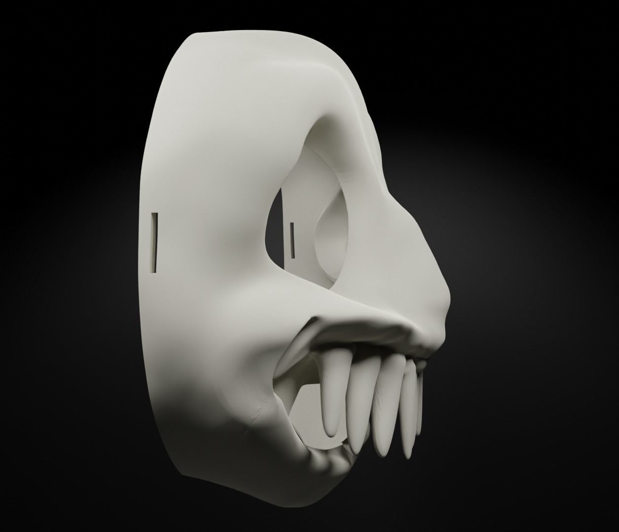Buckshot Roulette Costume Face Mask 3D print model_39