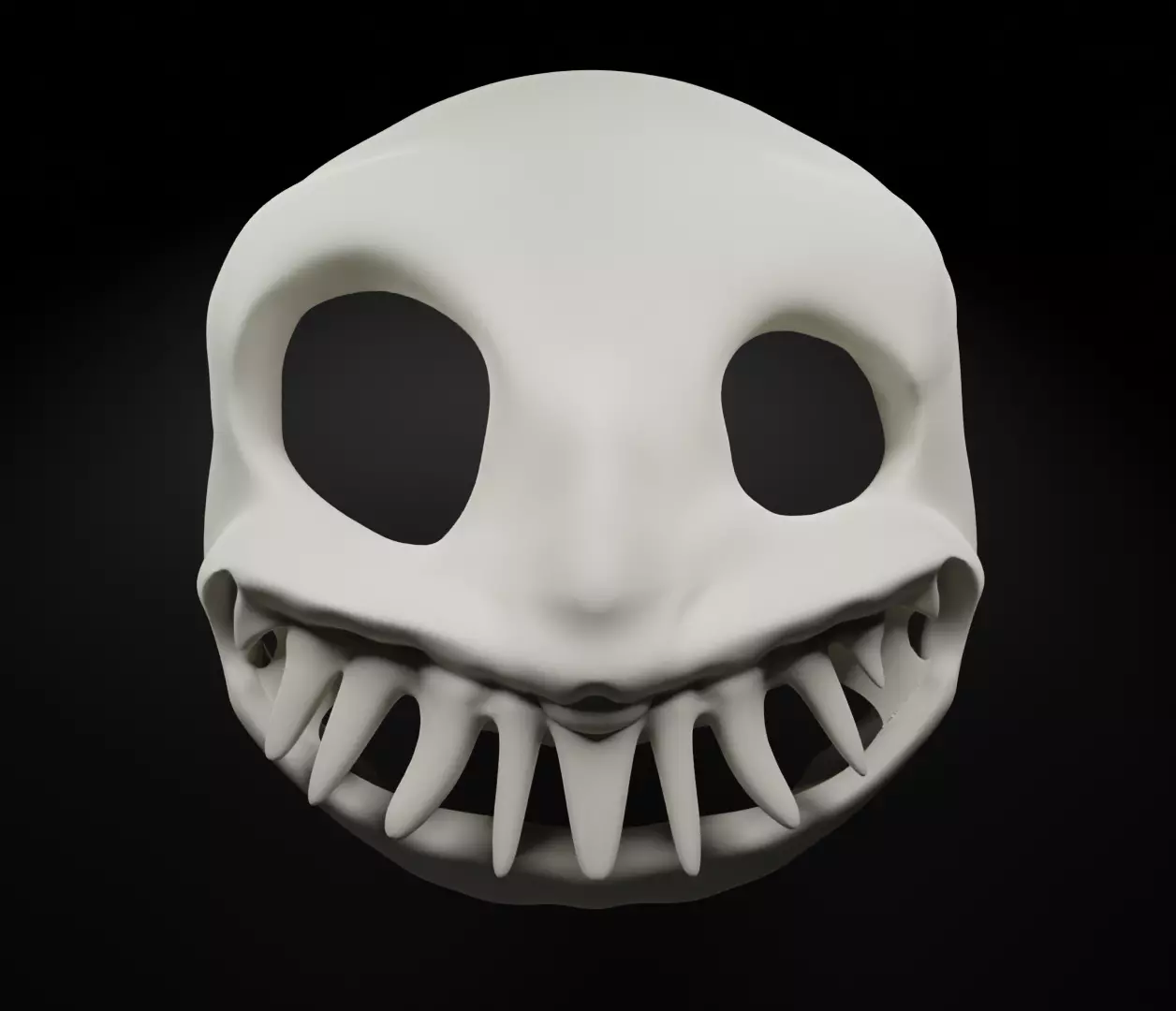 Buckshot Roulette Costume Face Mask 3D print model_0
