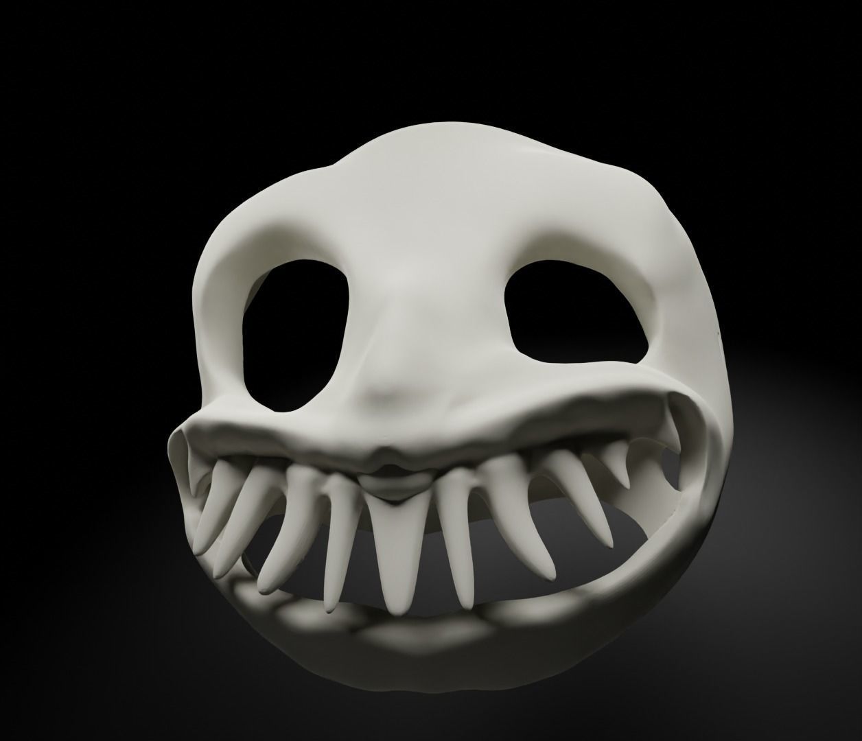 Buckshot Roulette Costume Face Mask 3D print model_26