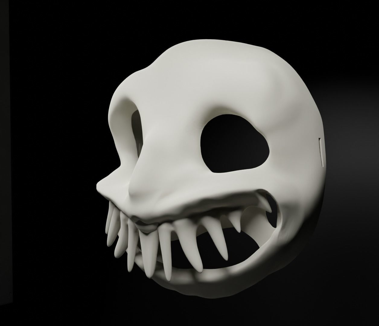 Buckshot Roulette Costume Face Mask 3D print model_17