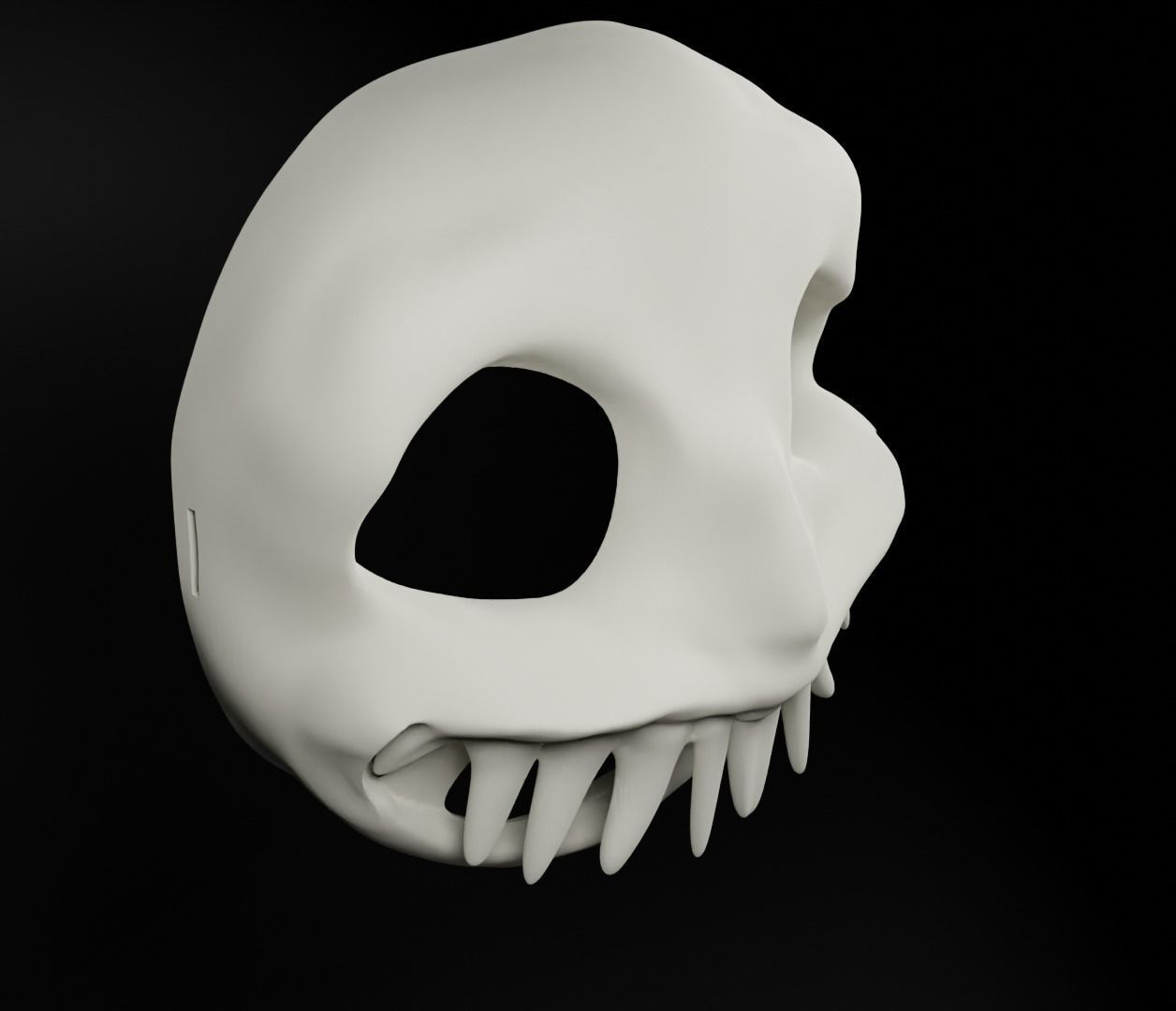 Buckshot Roulette Costume Face Mask 3D print model_5