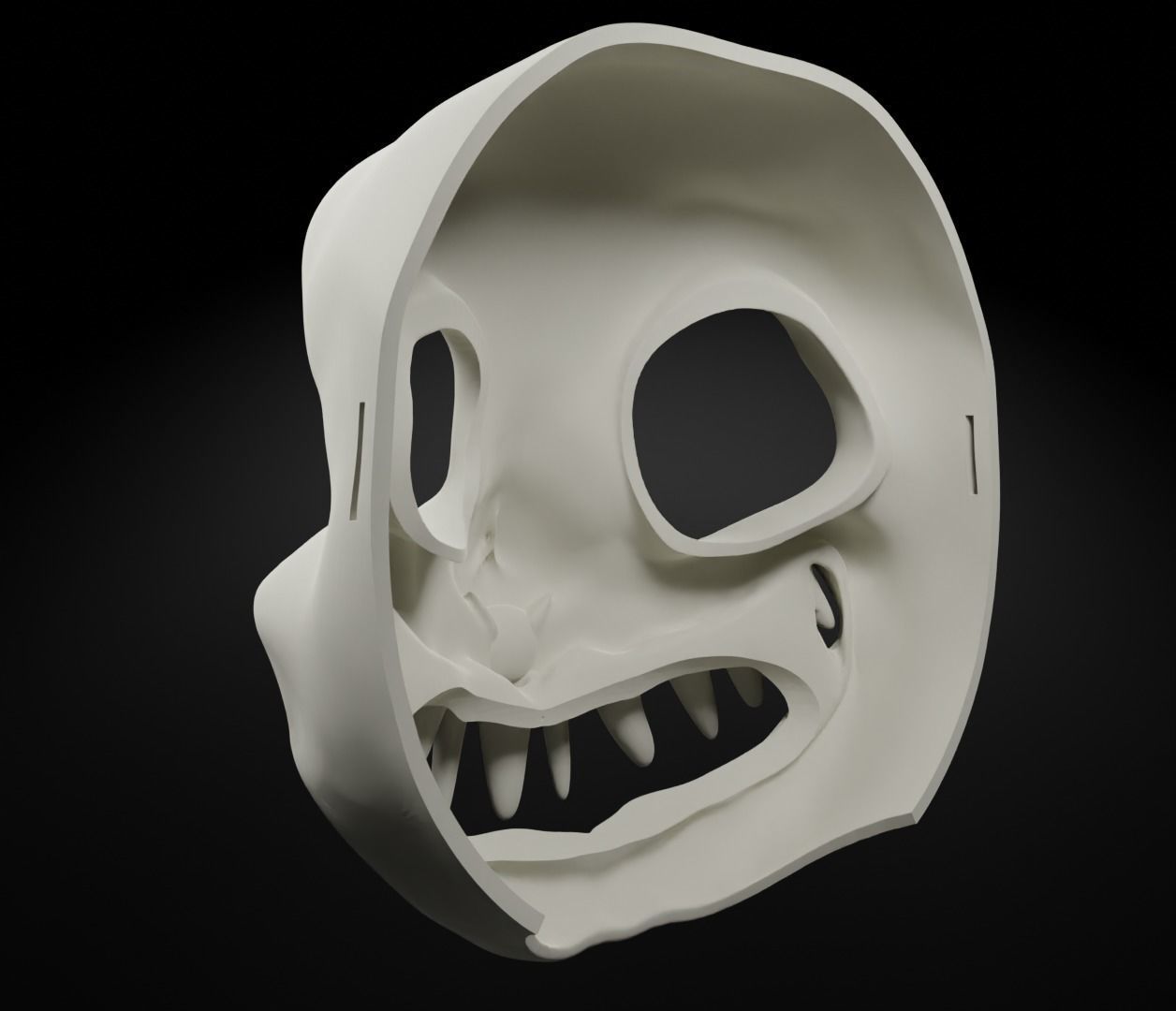 Buckshot Roulette Costume Face Mask 3D print model_9