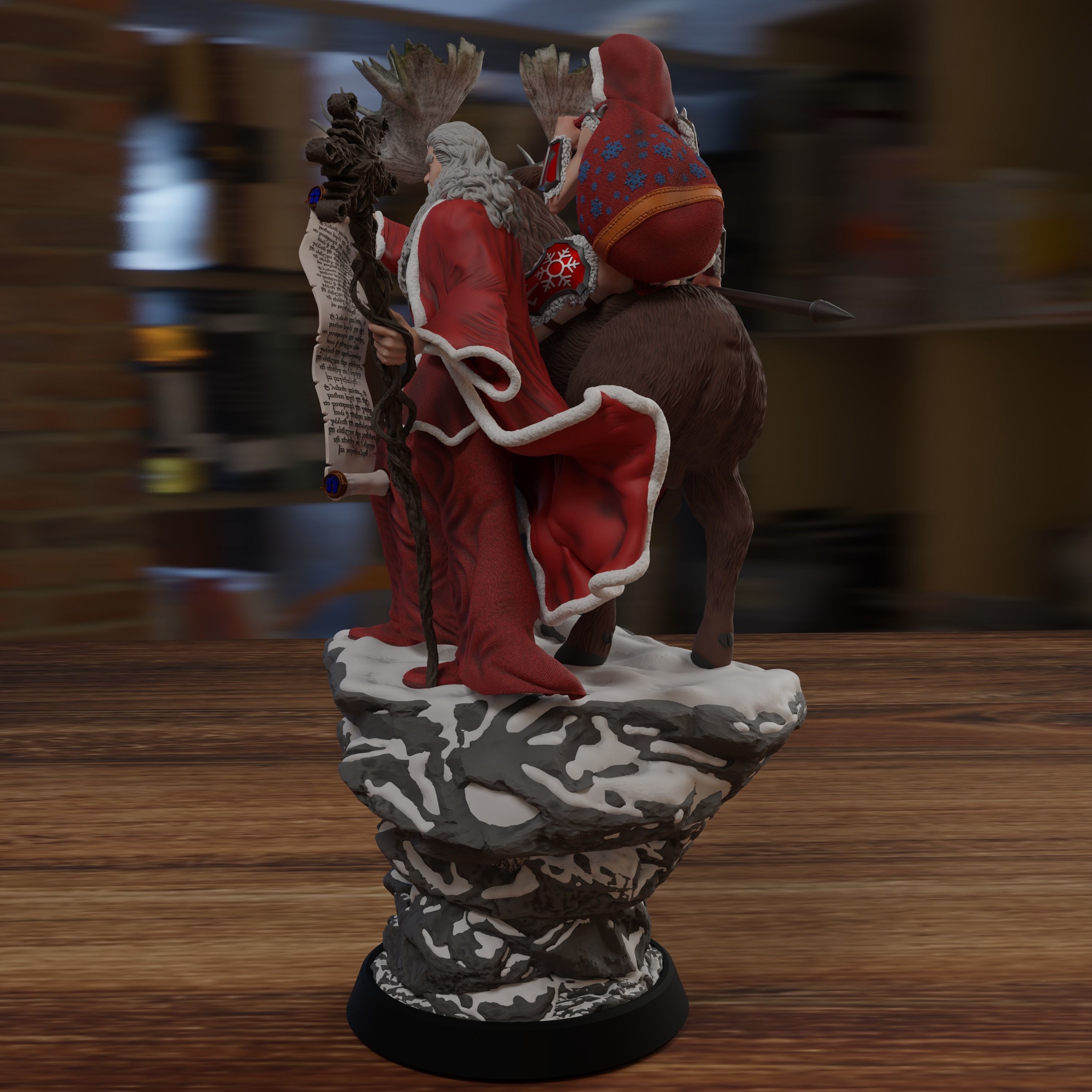 Santa and Mistress Claus - 3D printing Model 3D print model_4