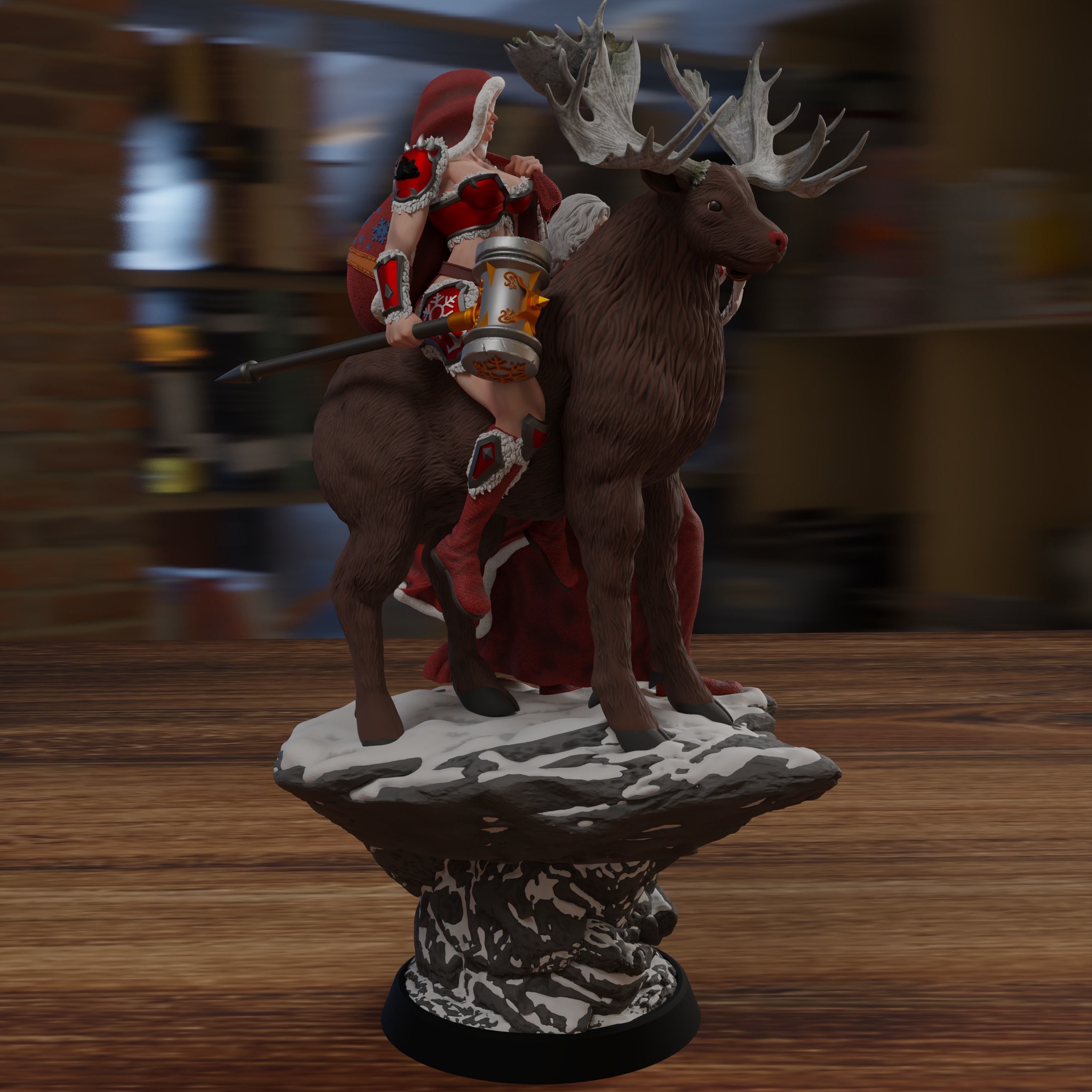 Santa and Mistress Claus - 3D printing Model 3D print model_2