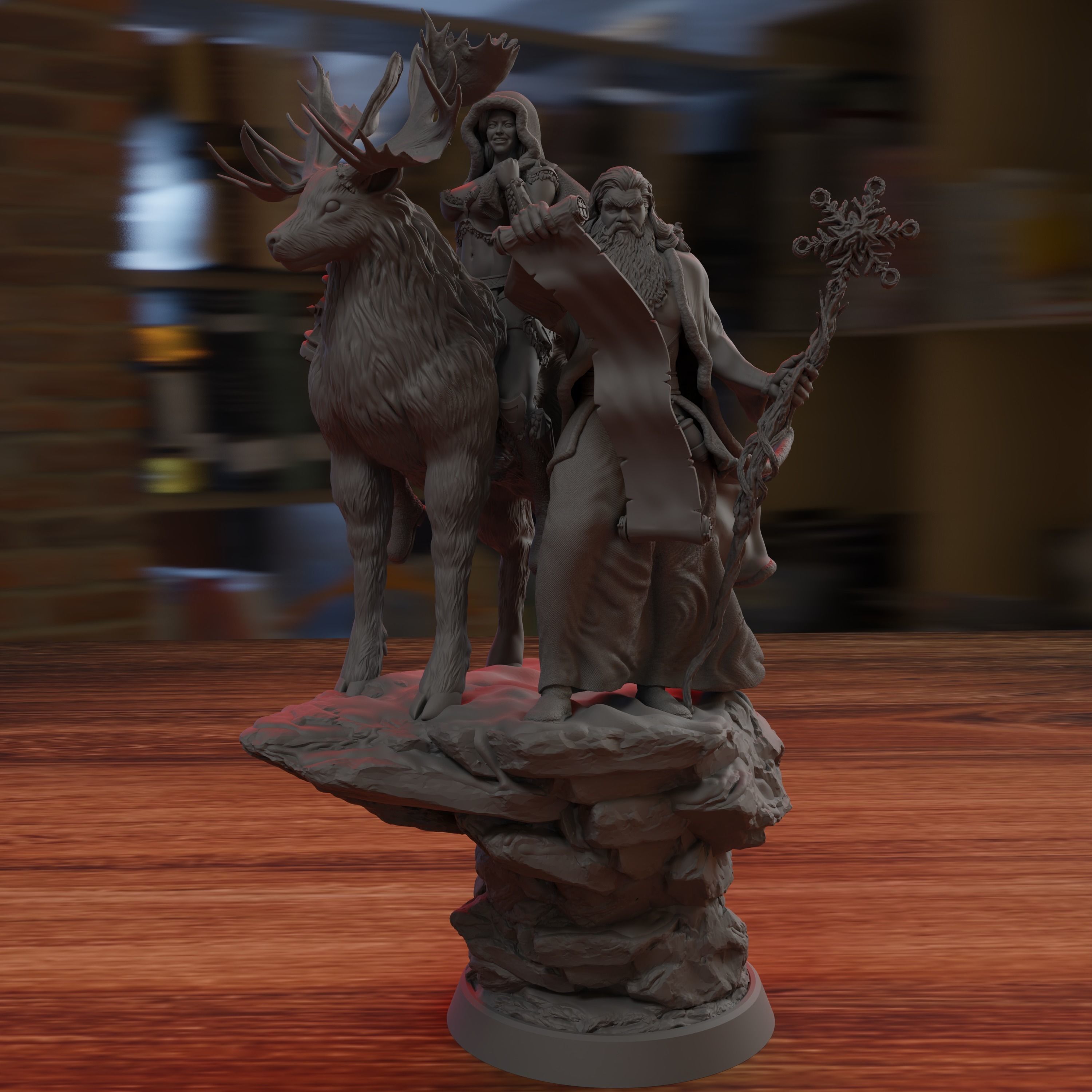 Santa and Mistress Claus - 3D printing Model 3D print model_1