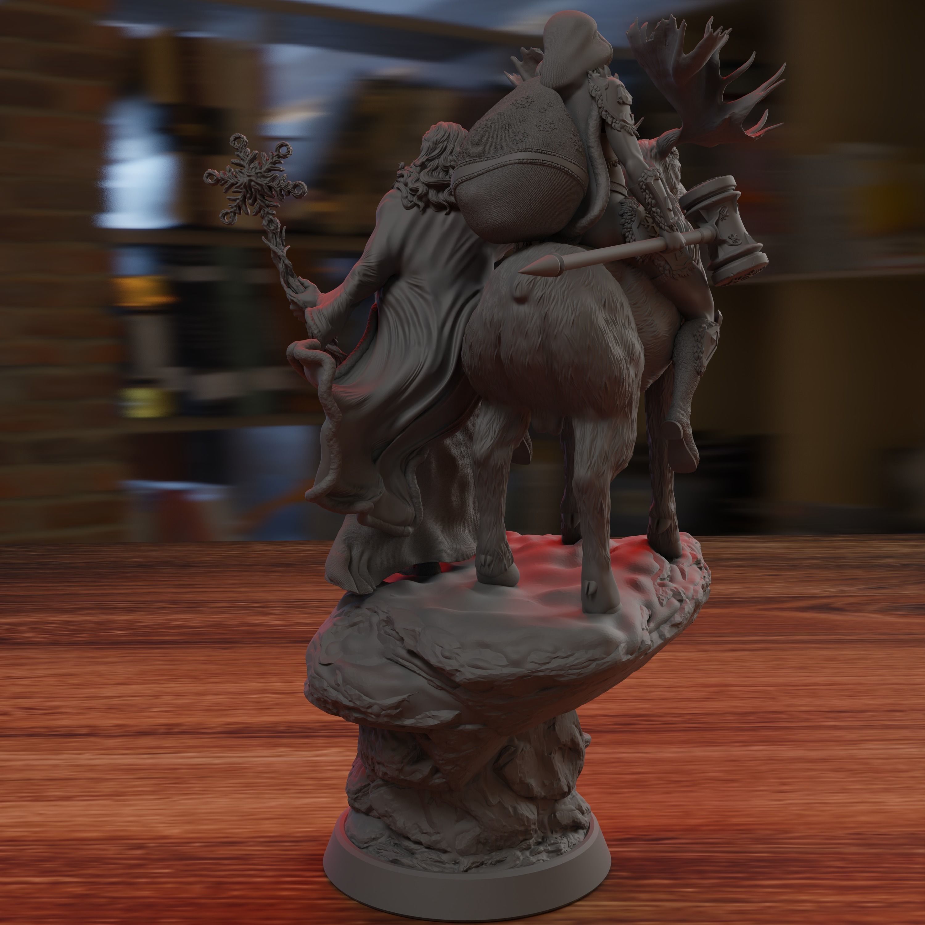 Santa and Mistress Claus - 3D printing Model 3D print model_7