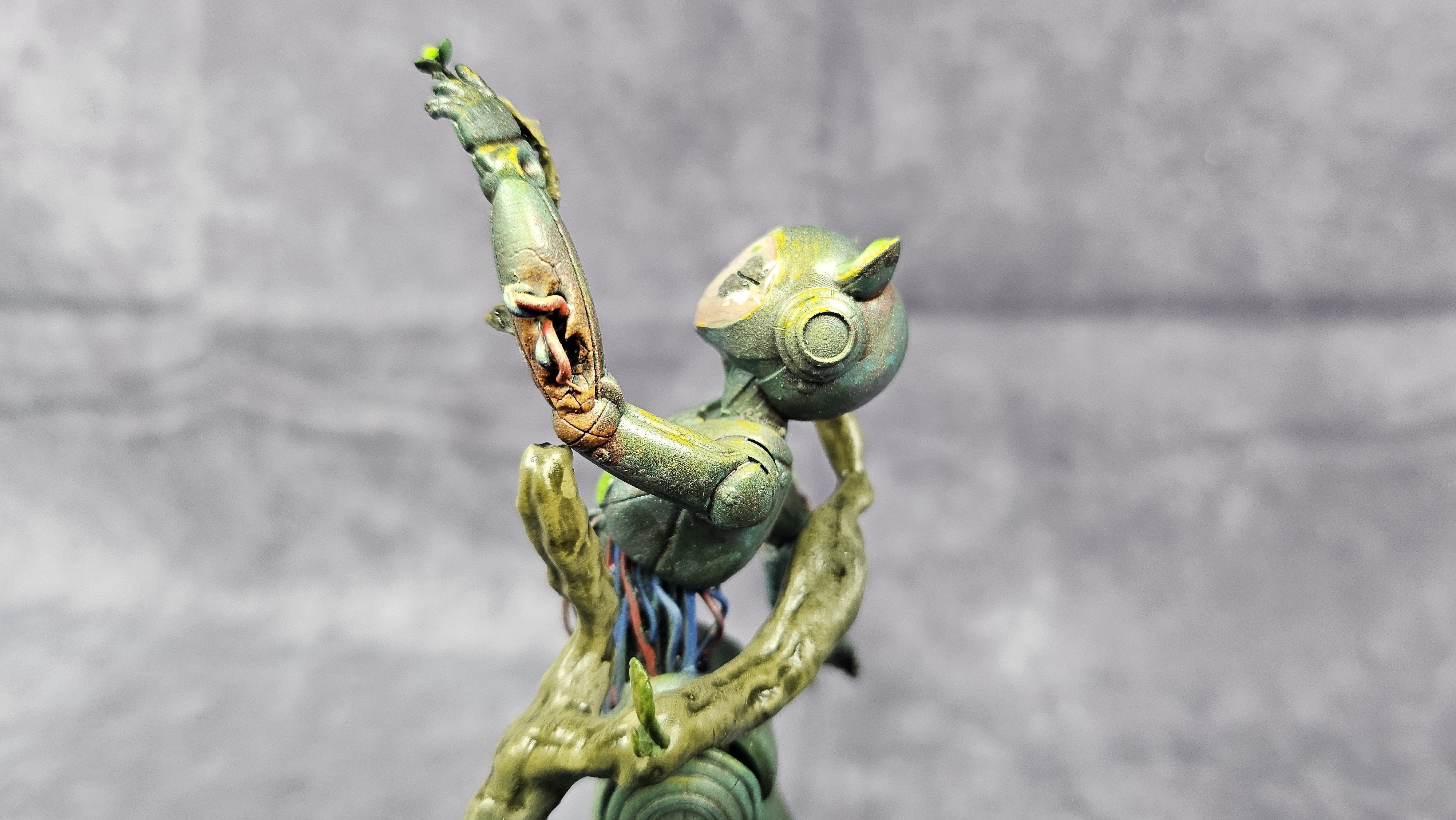 Figurine Robot 7e figurine dans la collection des mini creatures 3D print model_8