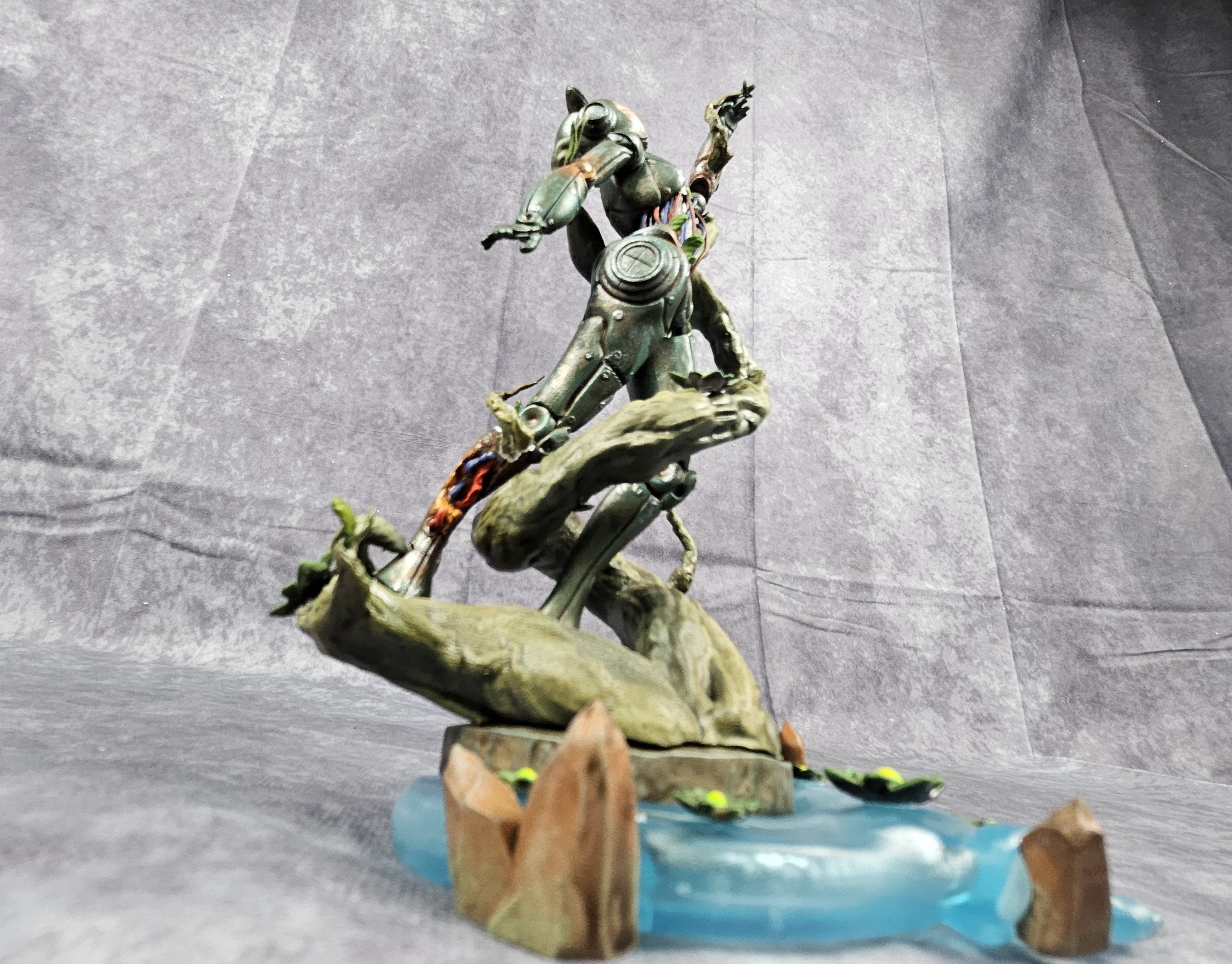 Figurine Robot 7e figurine dans la collection des mini creatures 3D print model_11