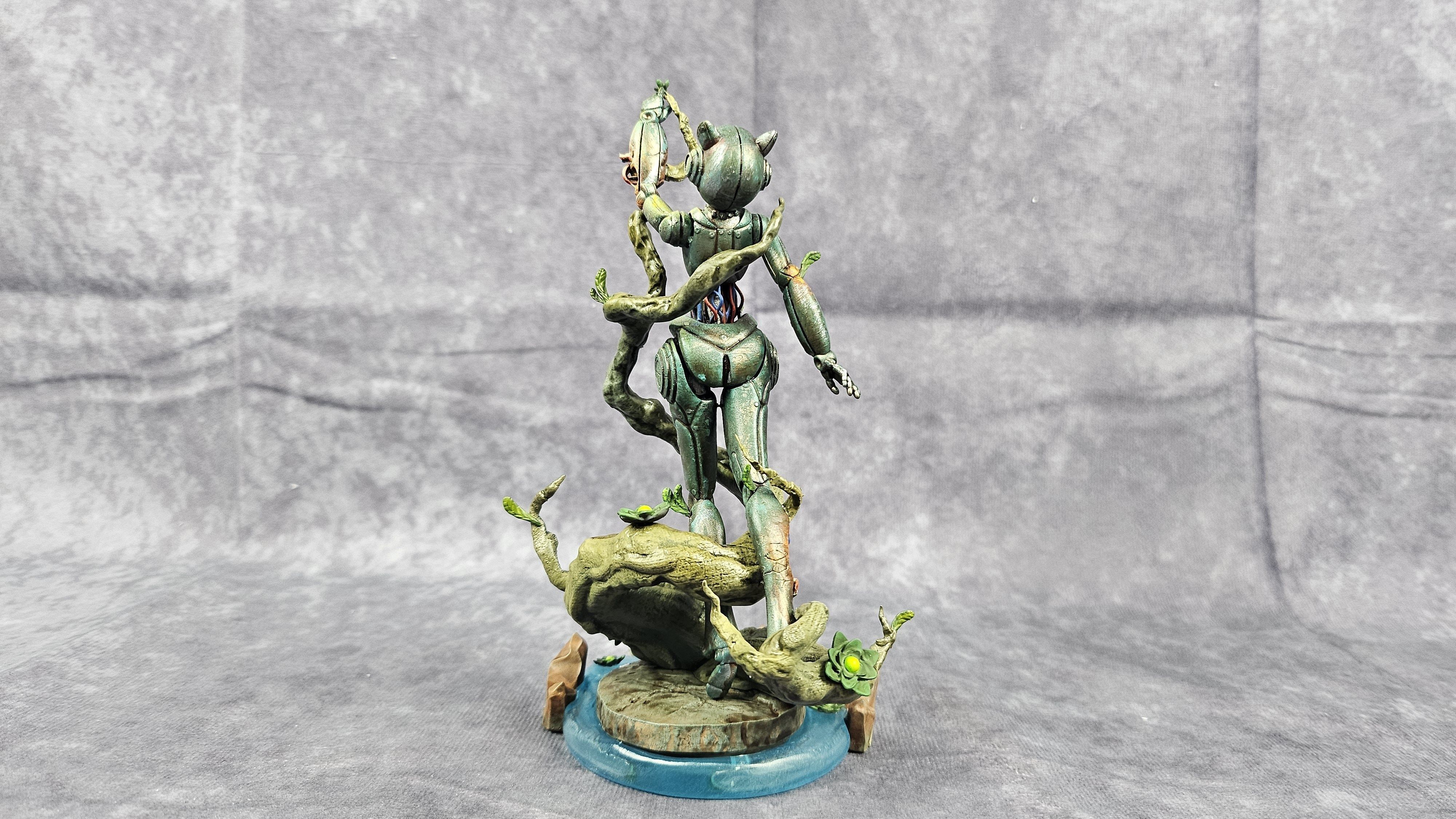 Figurine Robot 7e figurine dans la collection des mini creatures 3D print model_2