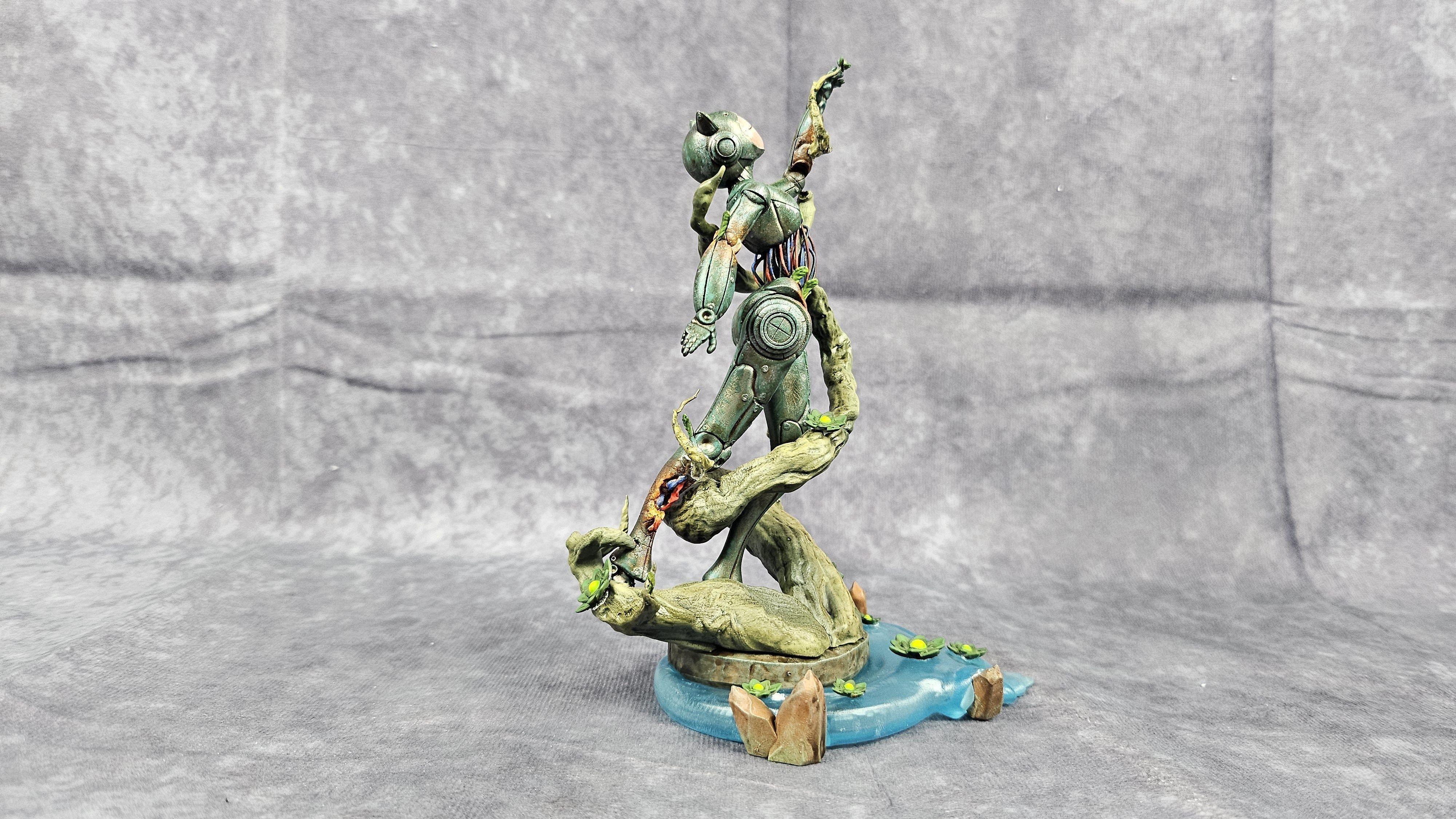 Figurine Robot 7e figurine dans la collection des mini creatures 3D print model_3