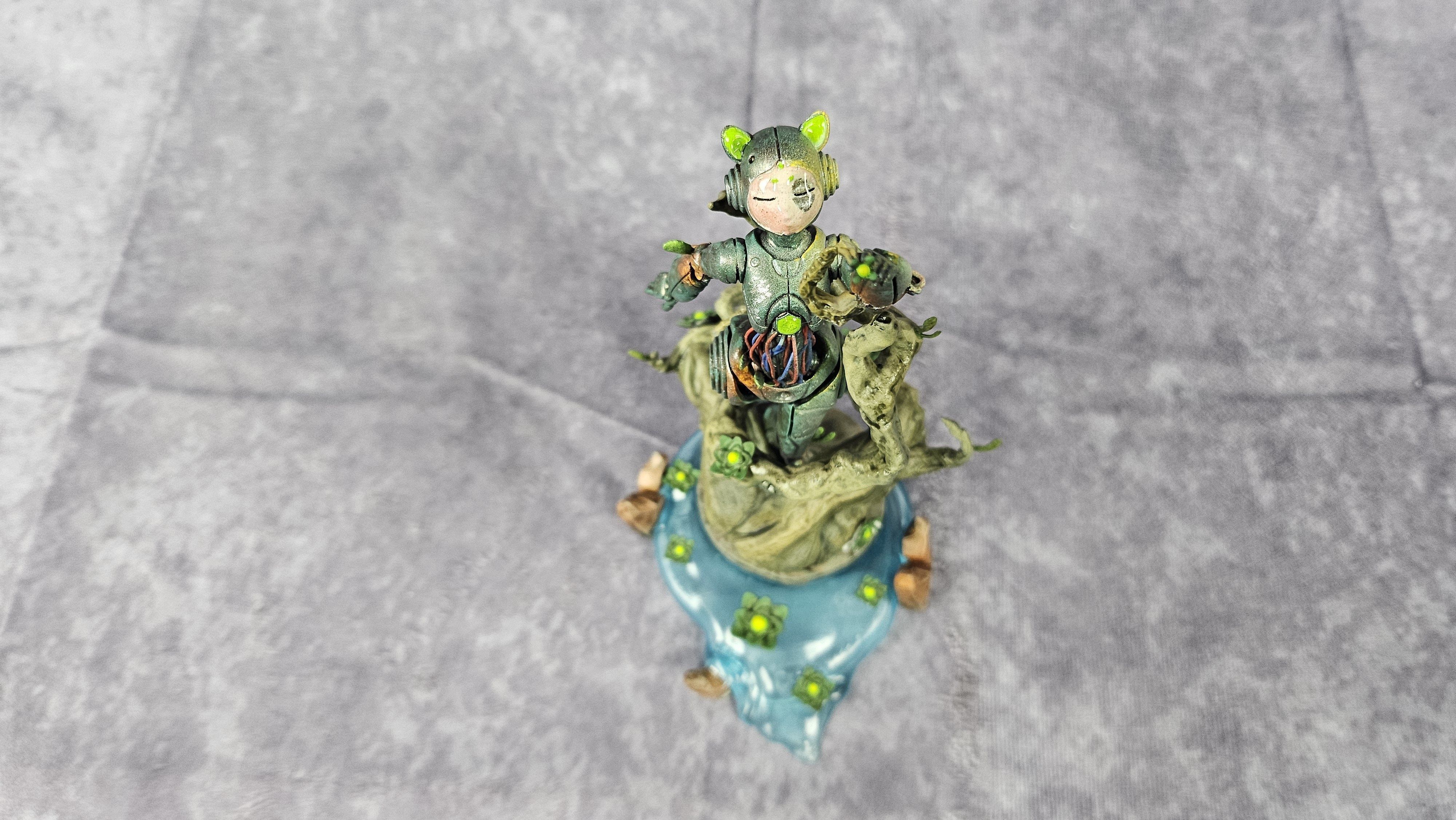 Figurine Robot 7e figurine dans la collection des mini creatures 3D print model_5